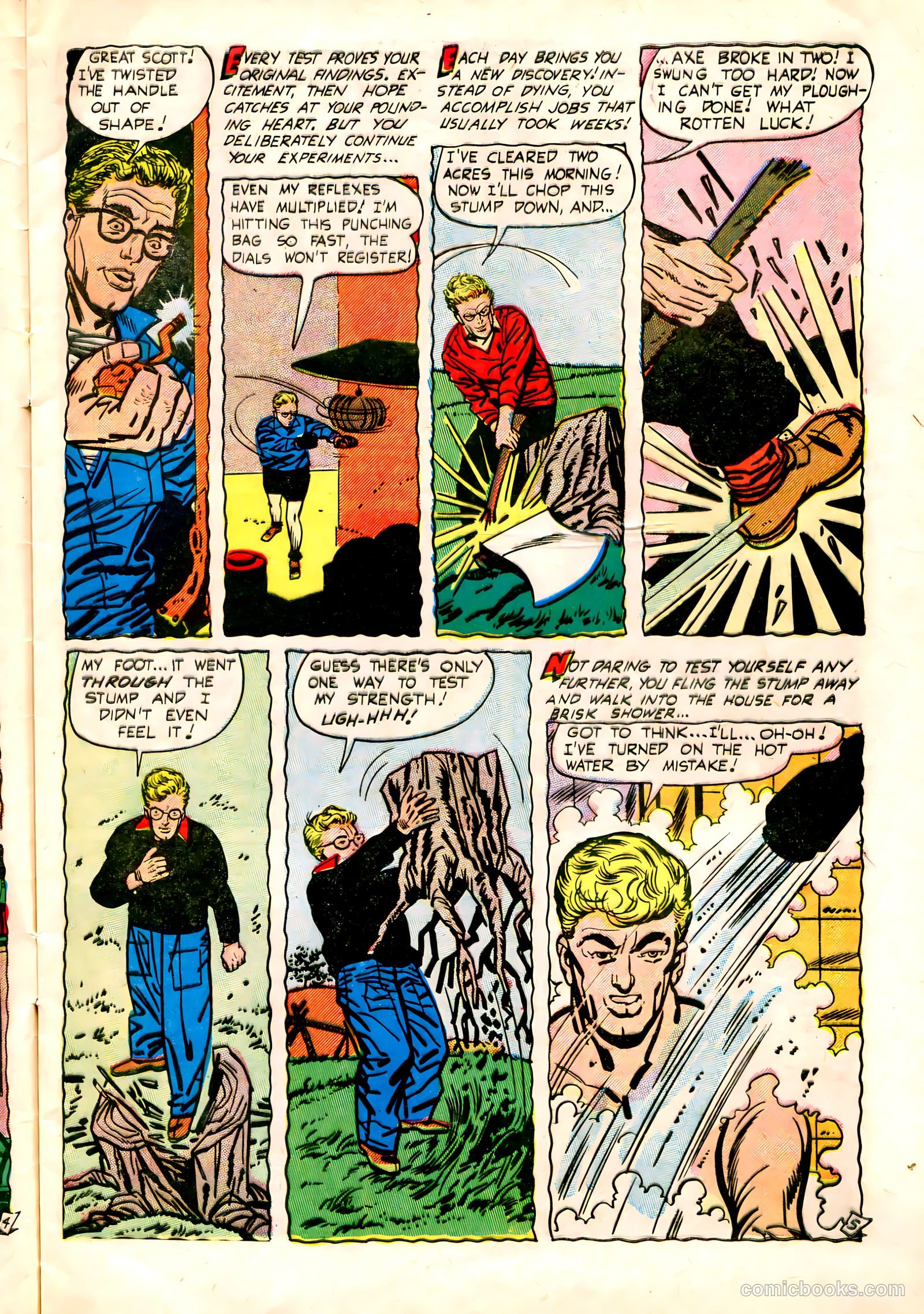 Captain Flash #1 (1954) — page 6 of 34