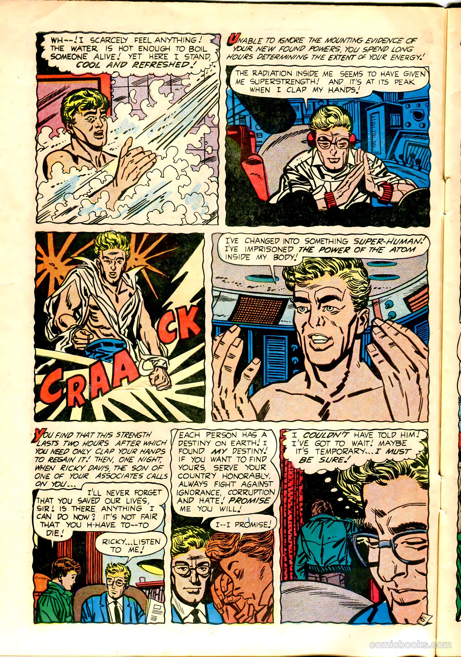 Captain Flash #1 (1954) — page 7 of 34
