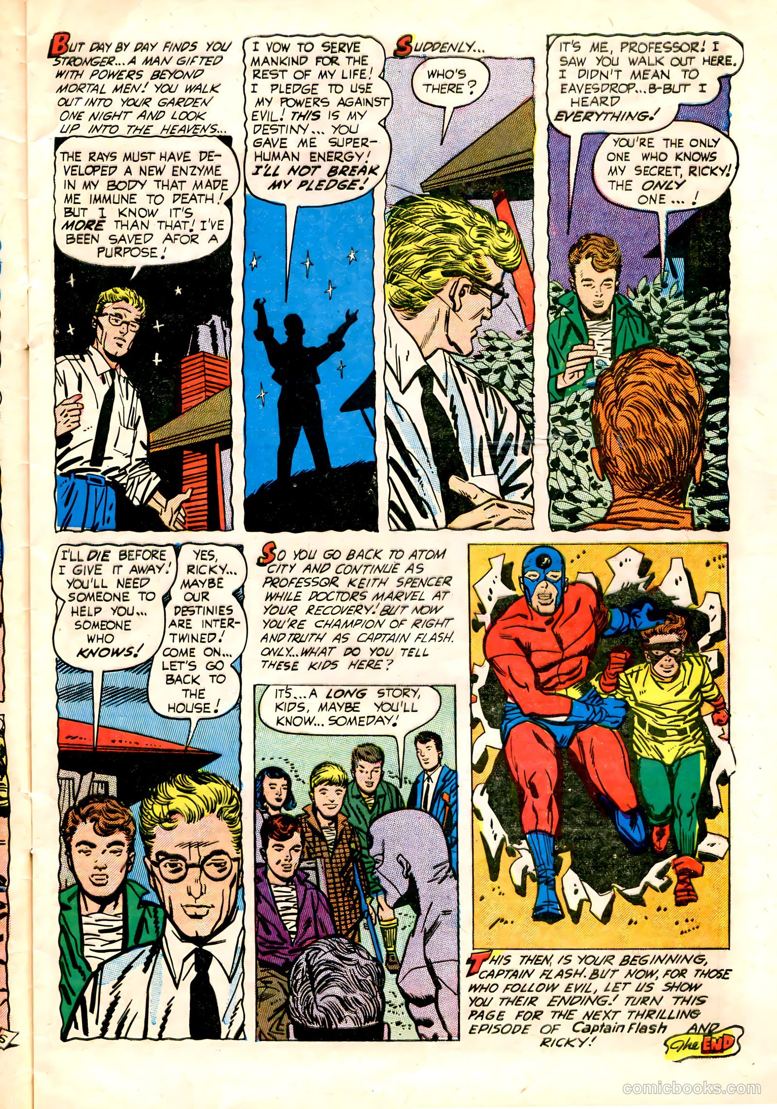 Captain Flash #1 (1954) — page 8 of 34