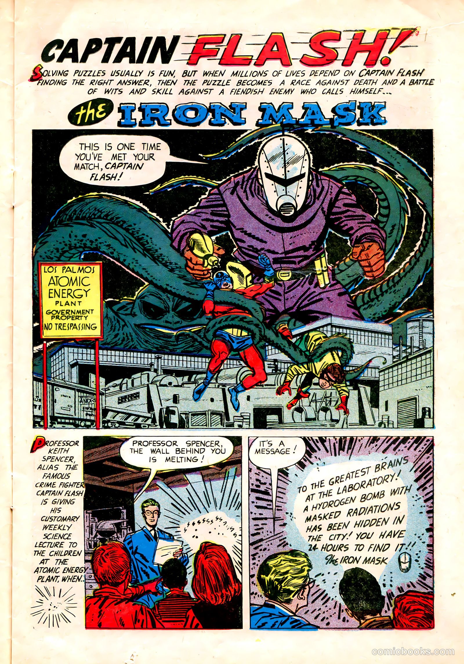 Captain Flash #1 (1954) — page 10 of 34