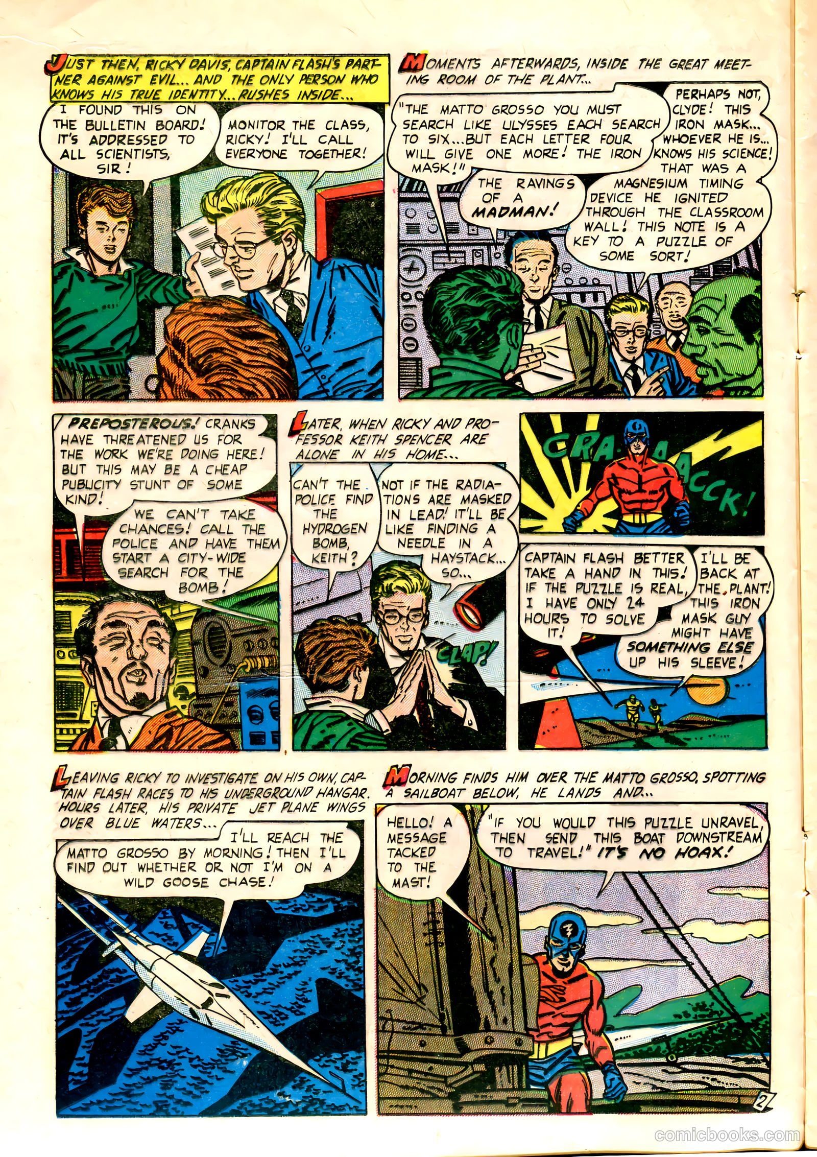 Captain Flash #1 (1954) — page 11 of 34