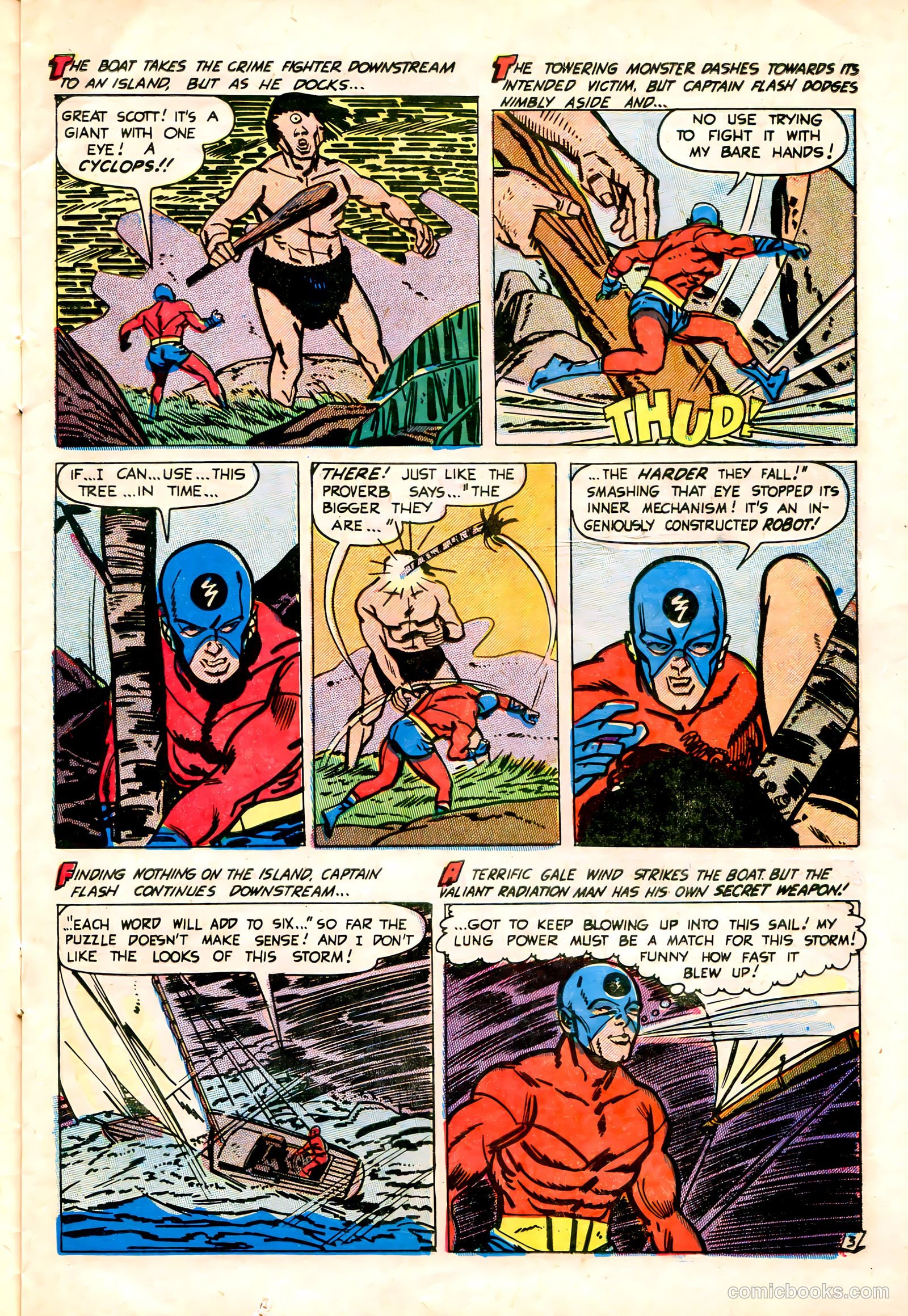Captain Flash #1 (1954) — page 12 of 34