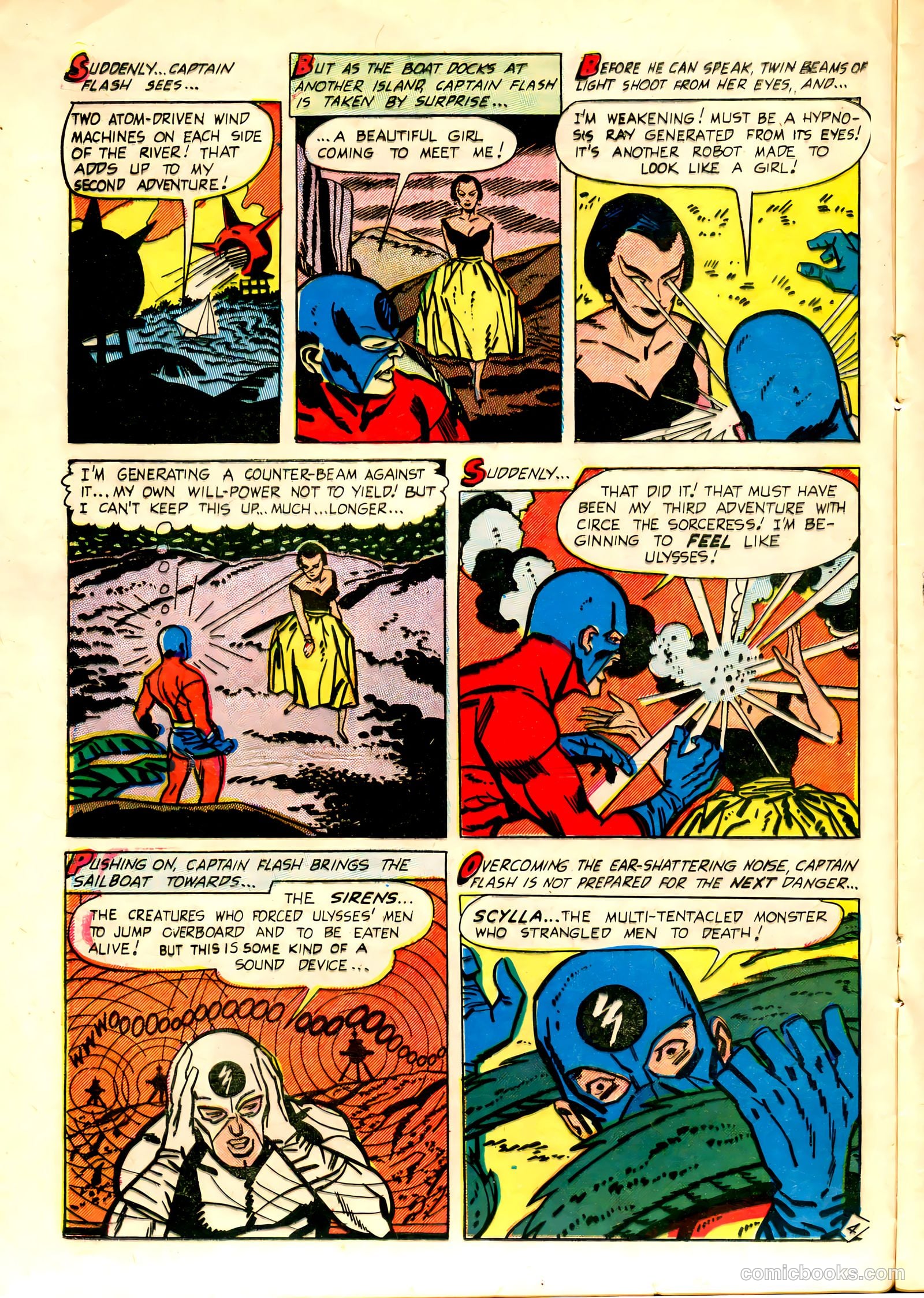 Captain Flash #1 (1954) — page 13 of 34