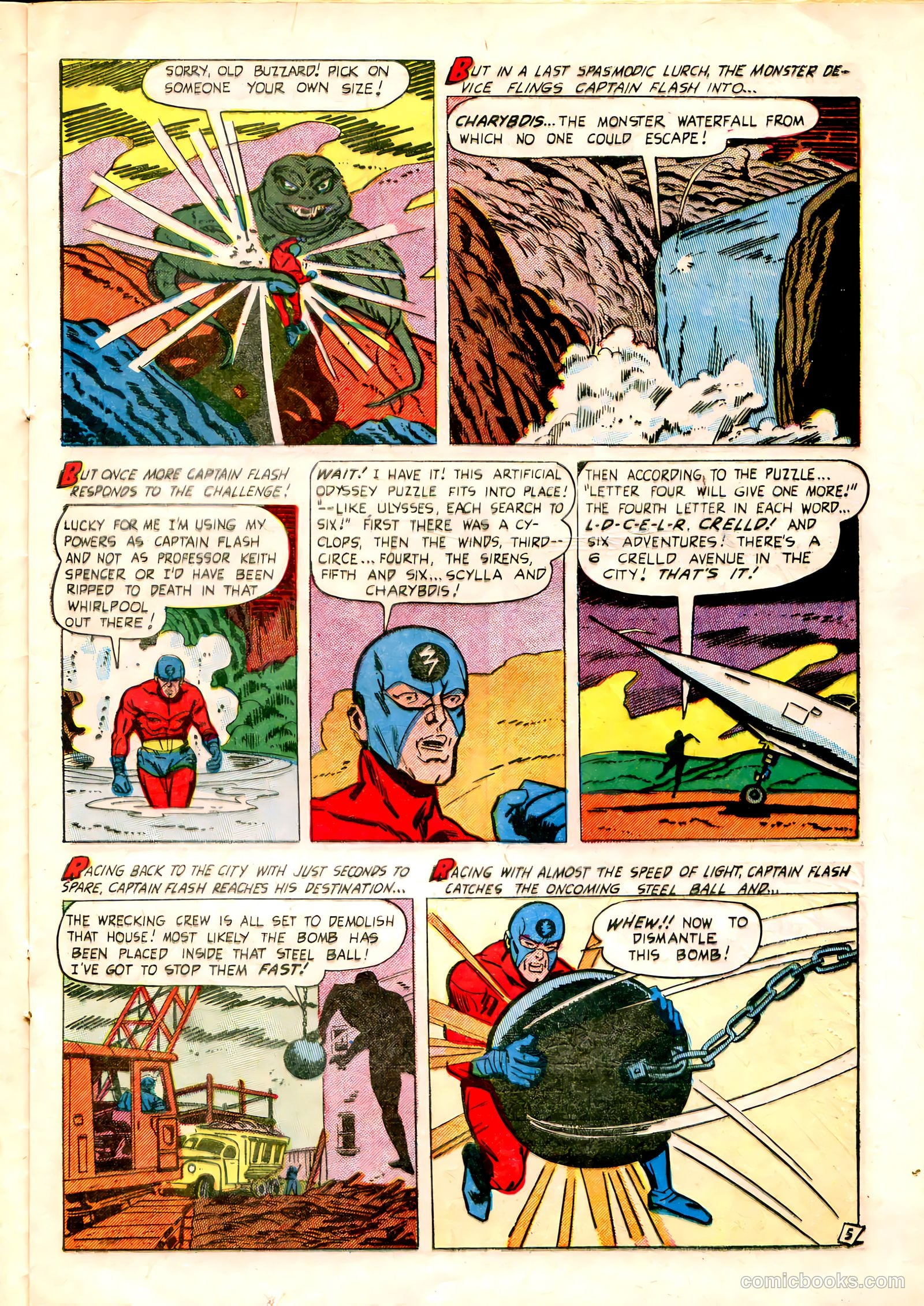 Captain Flash #1 (1954) — page 14 of 34