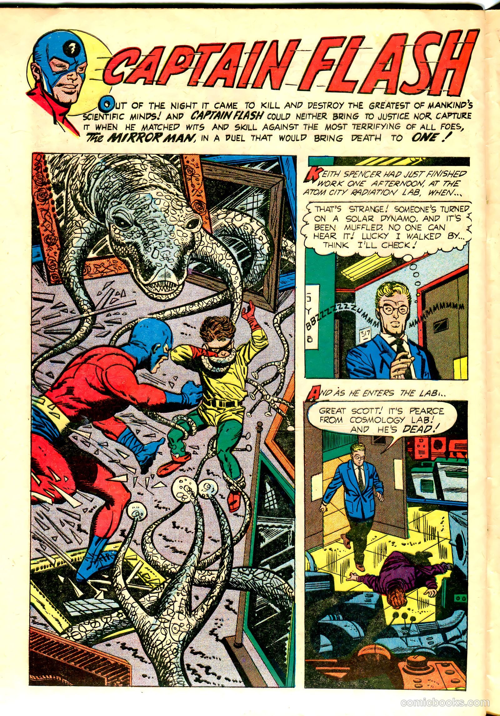 Captain Flash #1 (1954) — page 27 of 34
