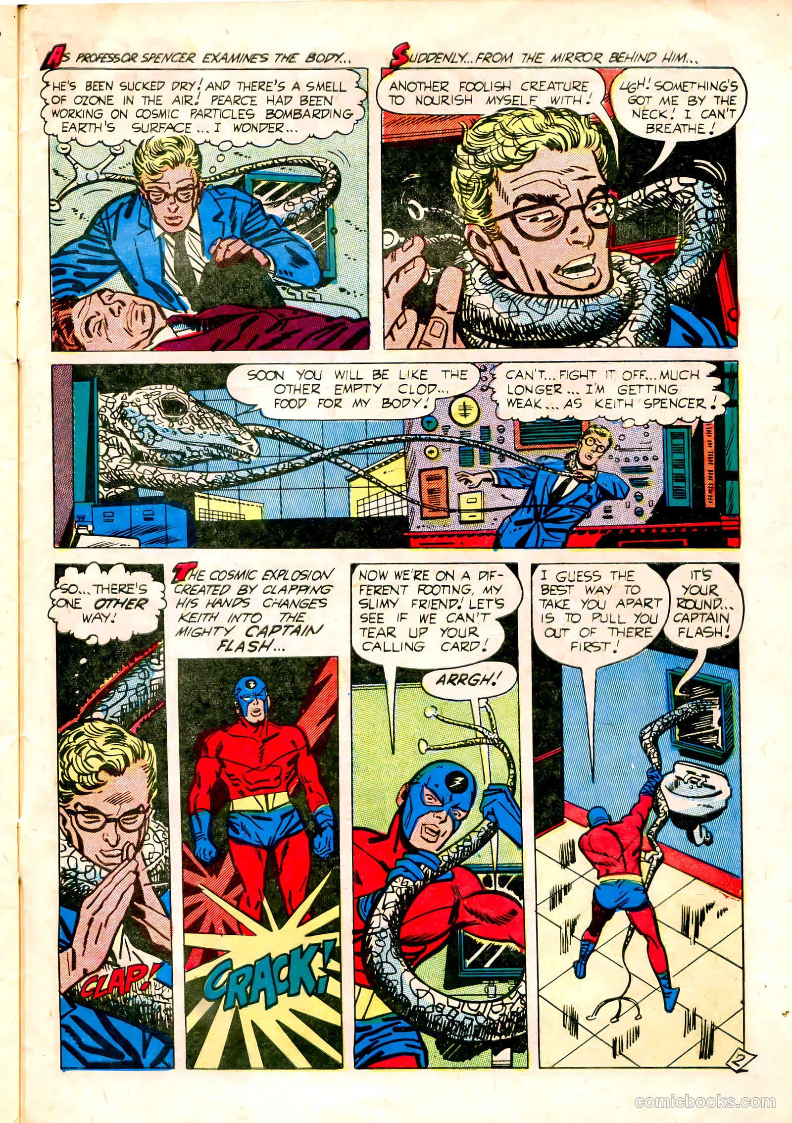Captain Flash #1 (1954) — page 28 of 34
