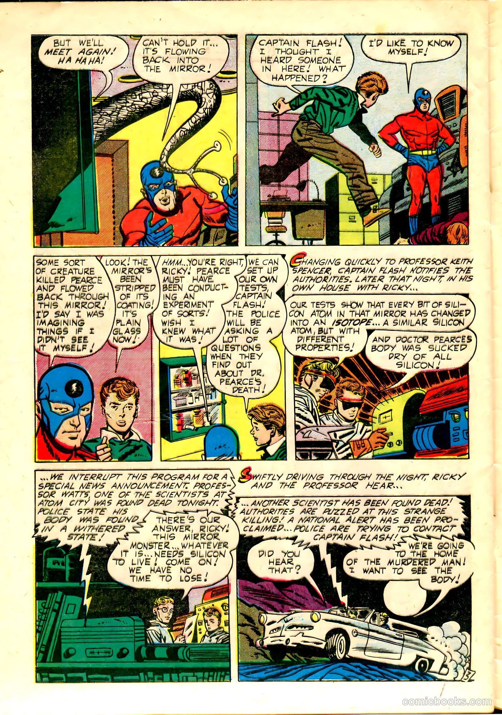 Captain Flash #1 (1954) — page 29 of 34