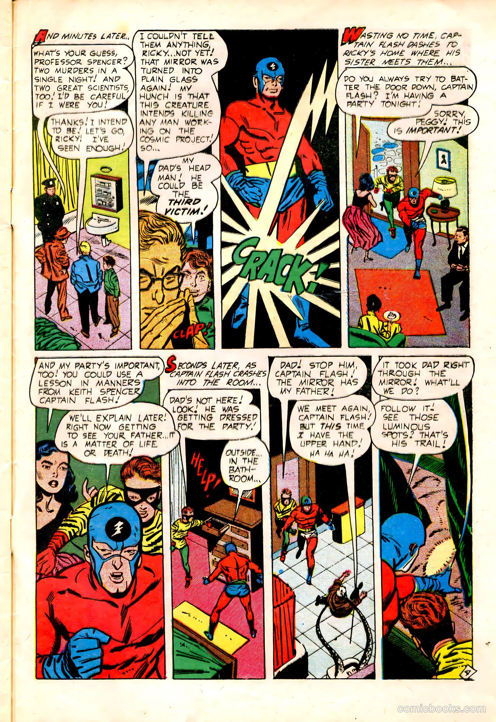 Captain Flash #1 (1954) — page 30 of 34