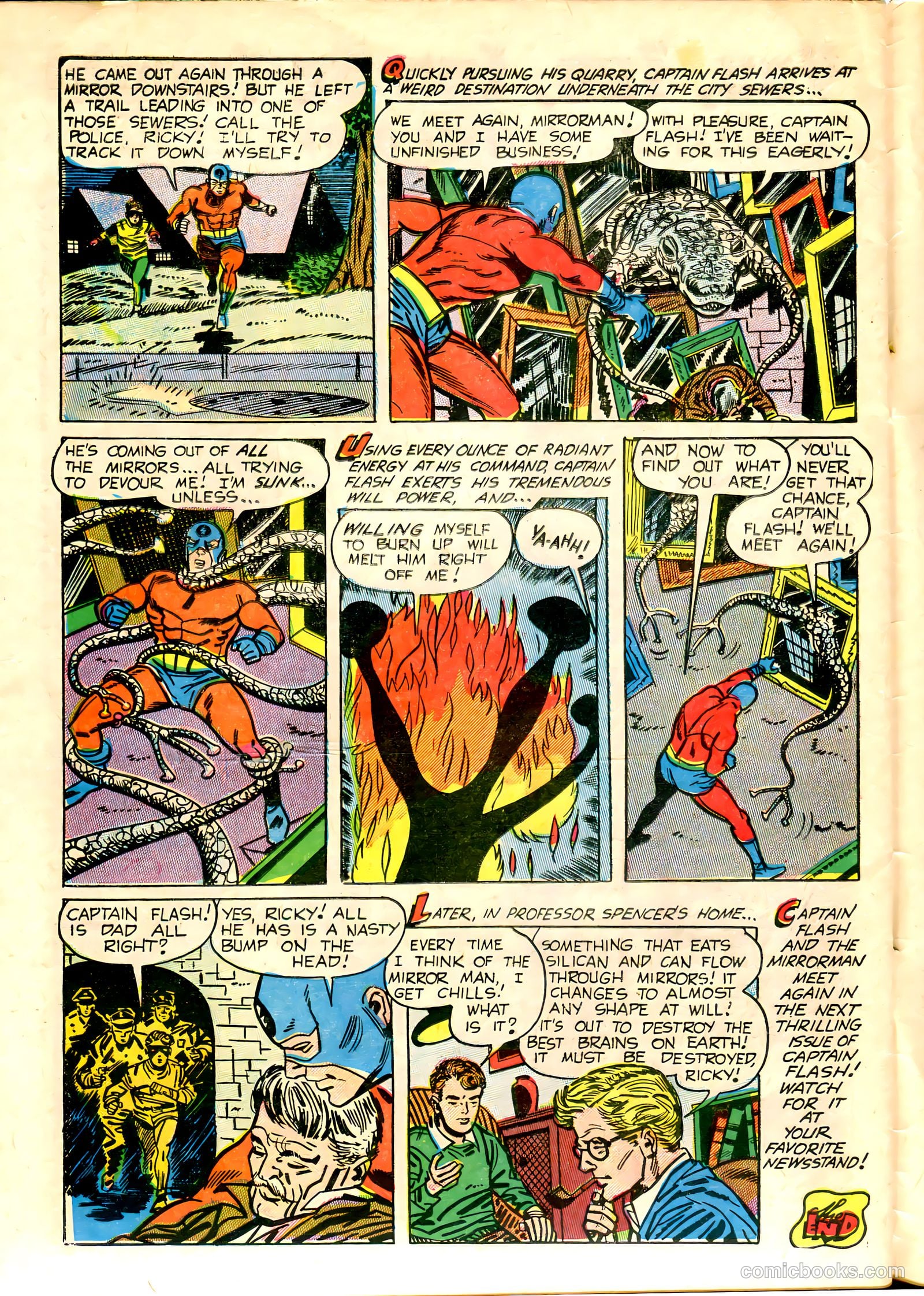 Captain Flash #1 (1954) — page 31 of 34