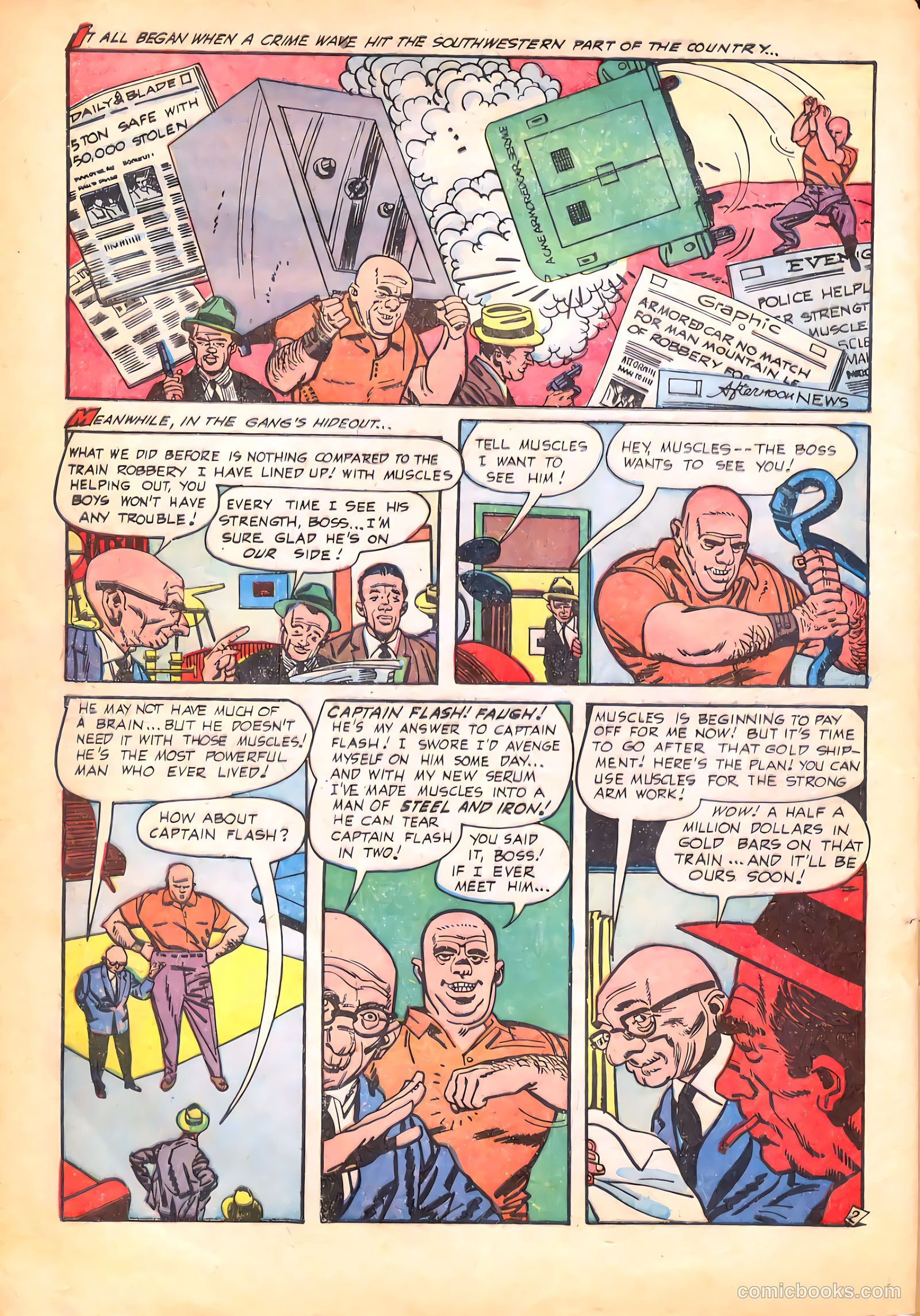 Captain Flash #3 (1955) — page 4 of 36