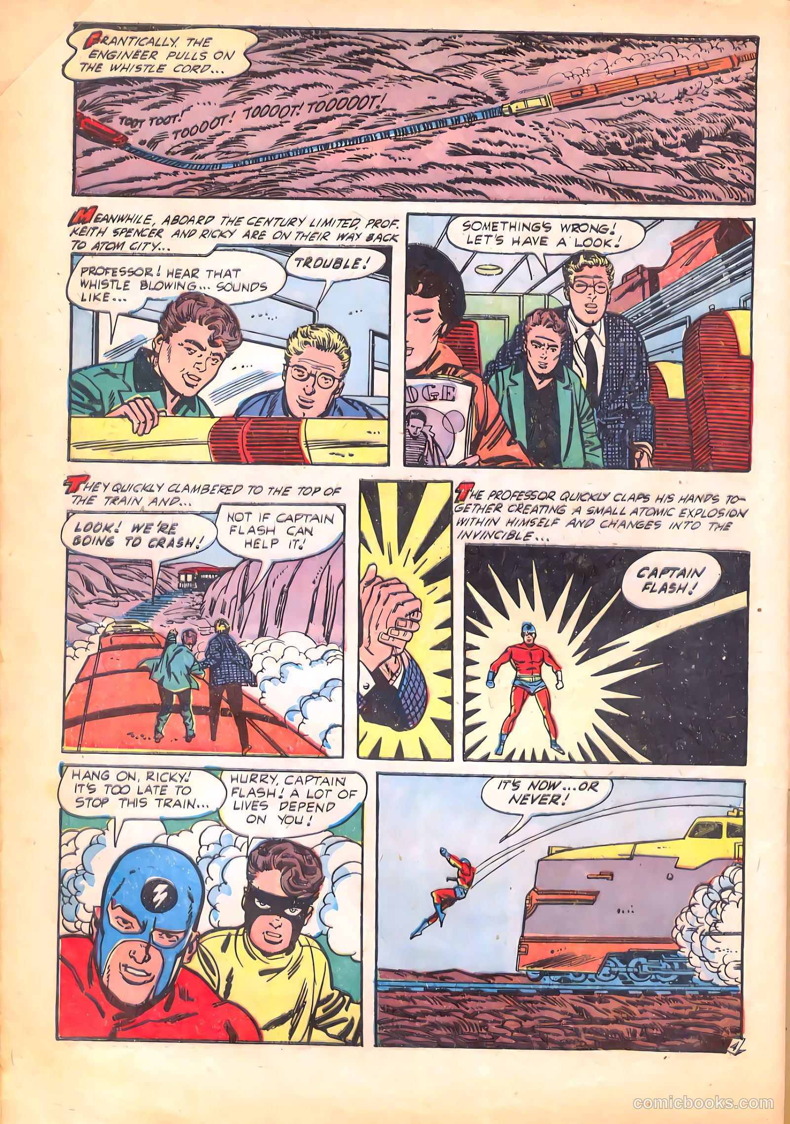 Captain Flash #3 (1955) — page 6 of 36