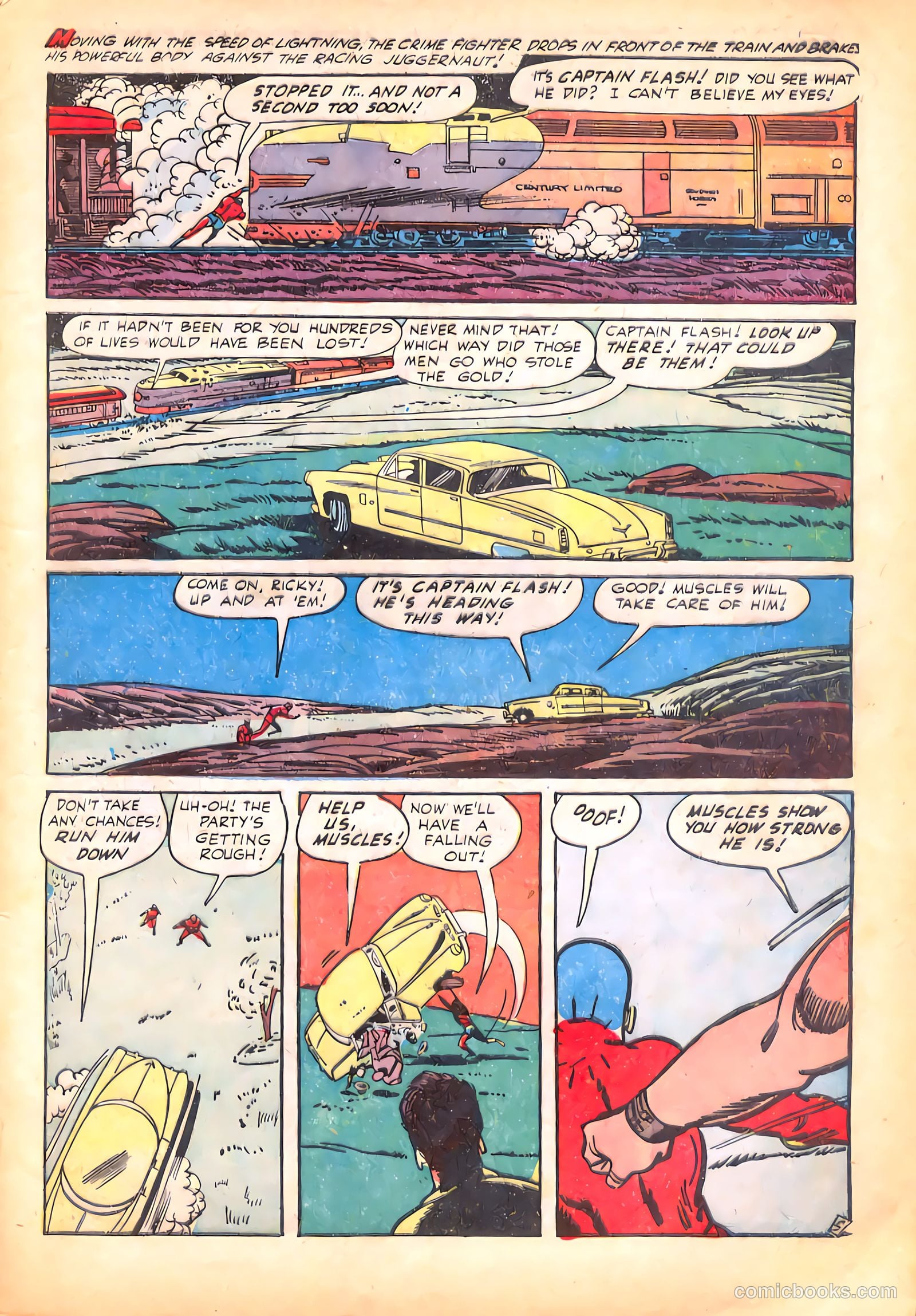 Captain Flash #3 (1955) — page 7 of 36