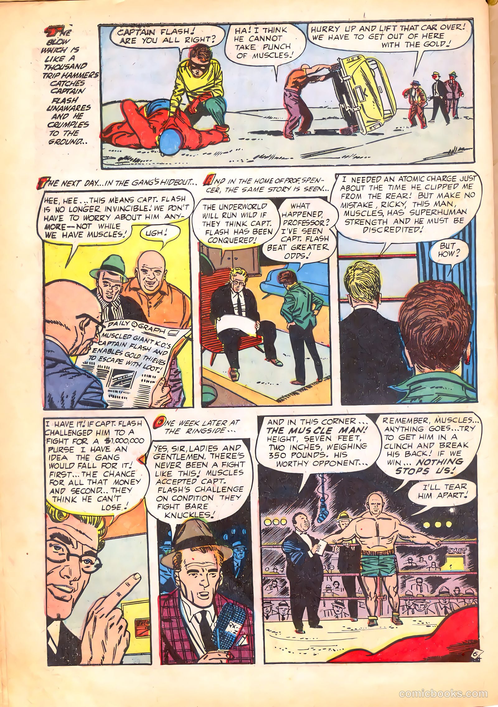 Captain Flash #3 (1955) — page 8 of 36