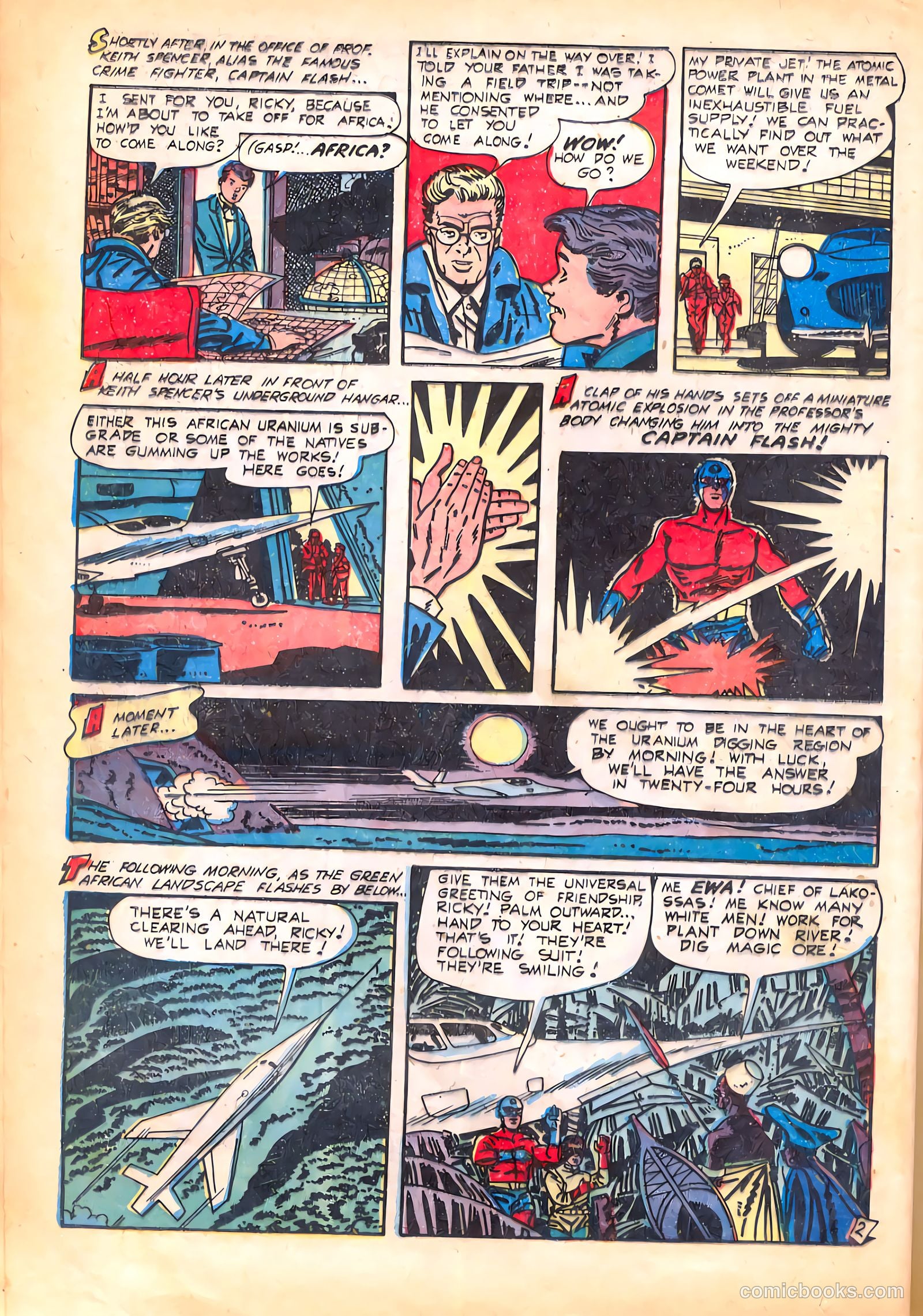 Captain Flash #3 (1955) — page 12 of 36