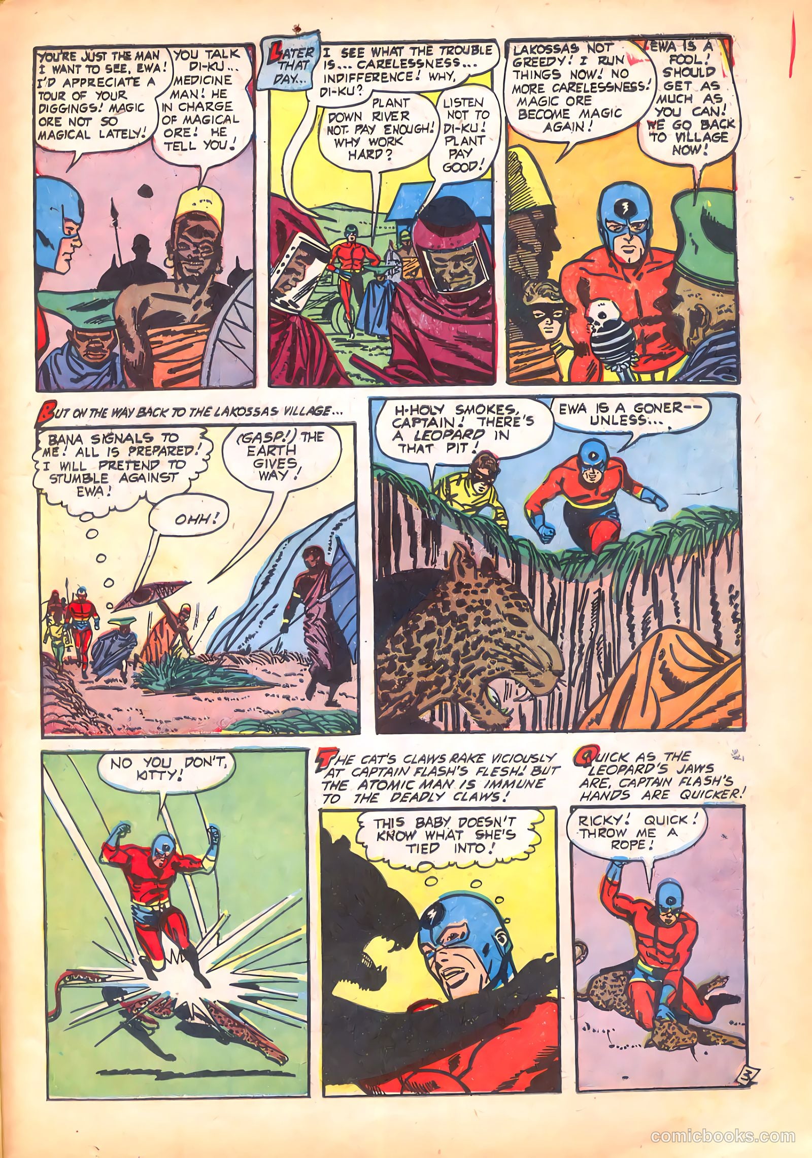 Captain Flash #3 (1955) — page 13 of 36