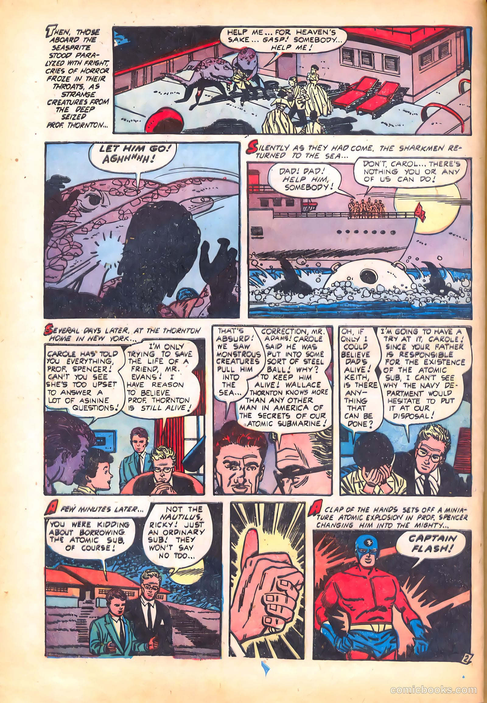 Captain Flash #3 (1955) — page 28 of 36