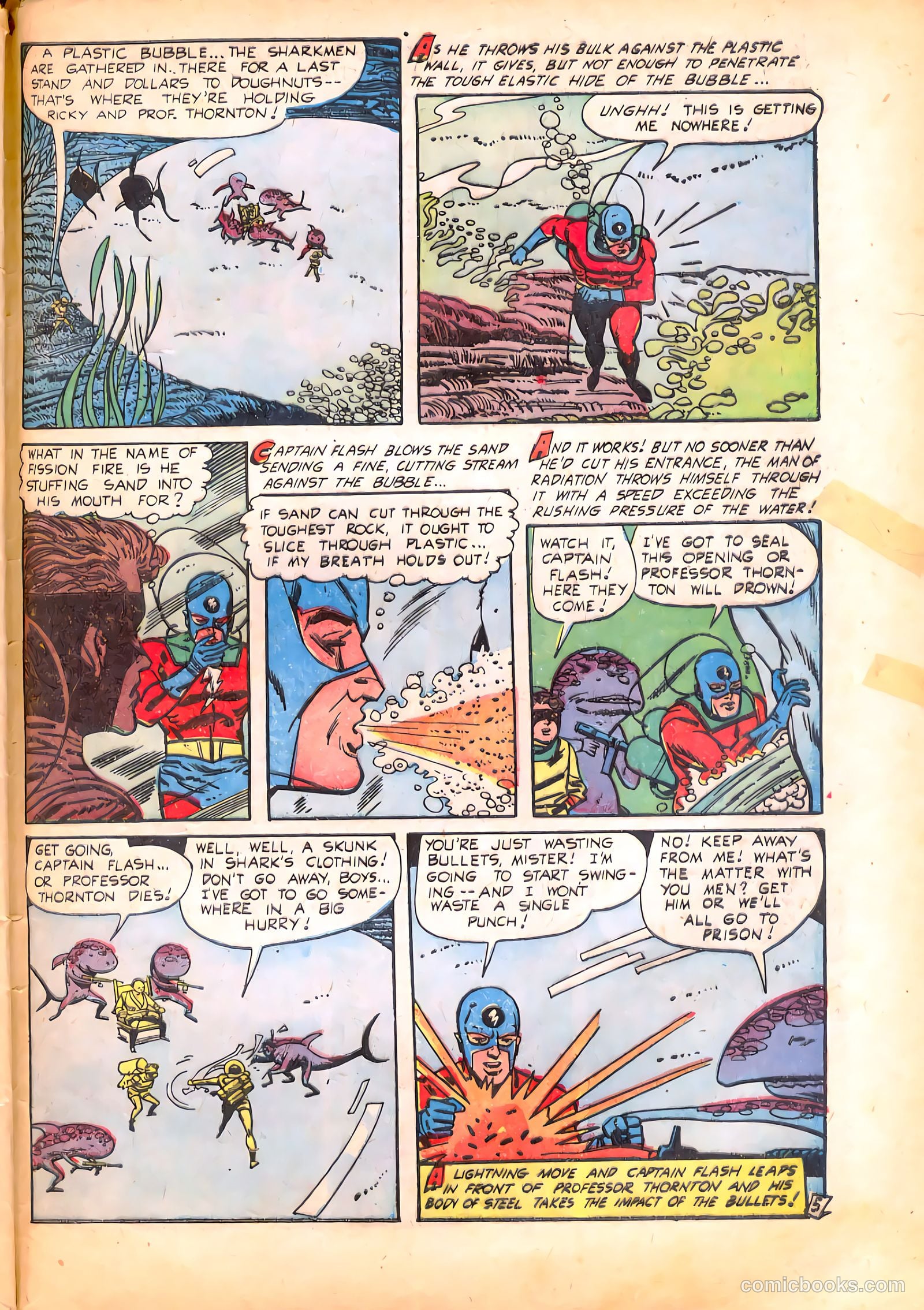 Captain Flash #3 (1955) — page 31 of 36