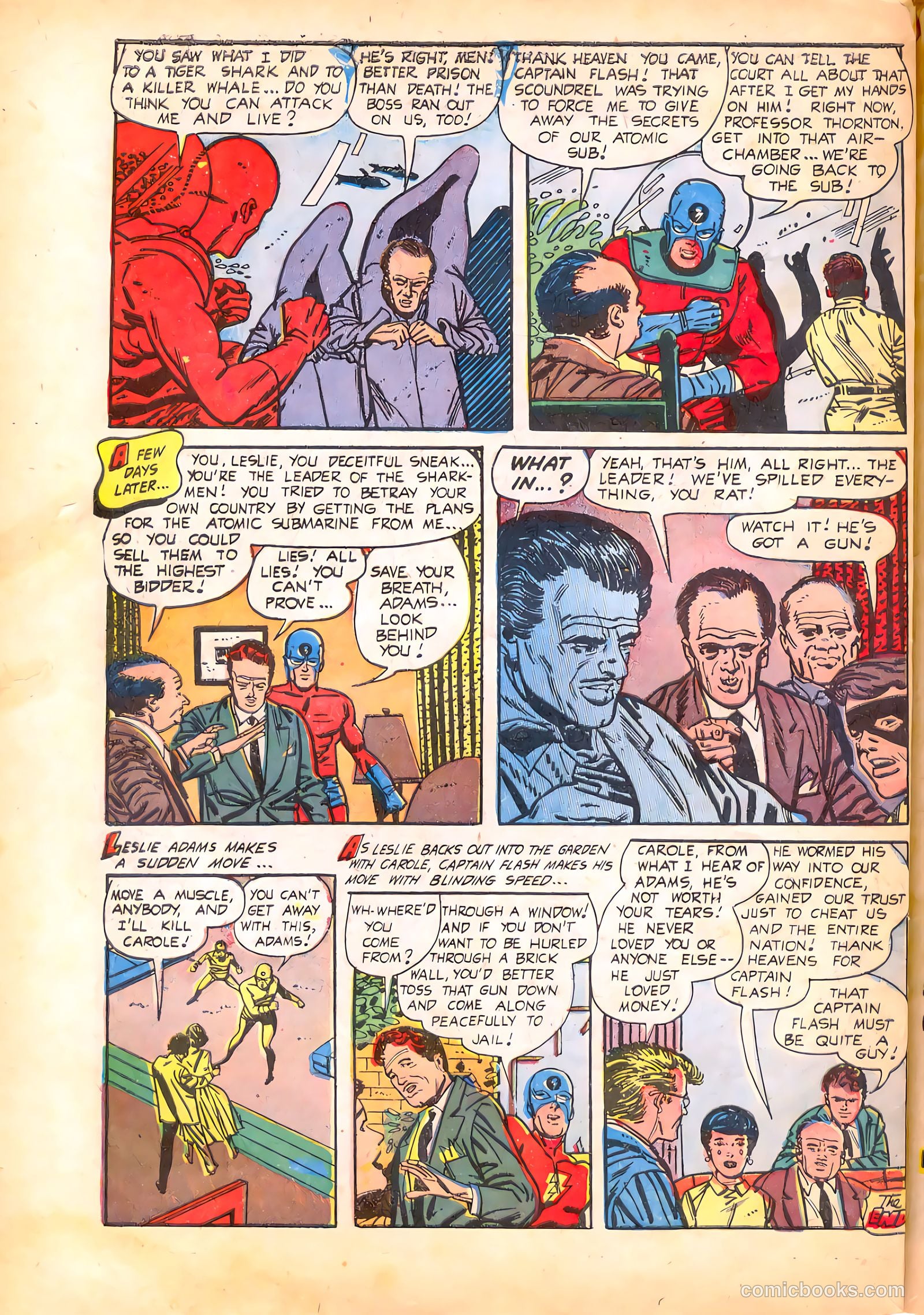 Captain Flash #3 (1955) — page 32 of 36