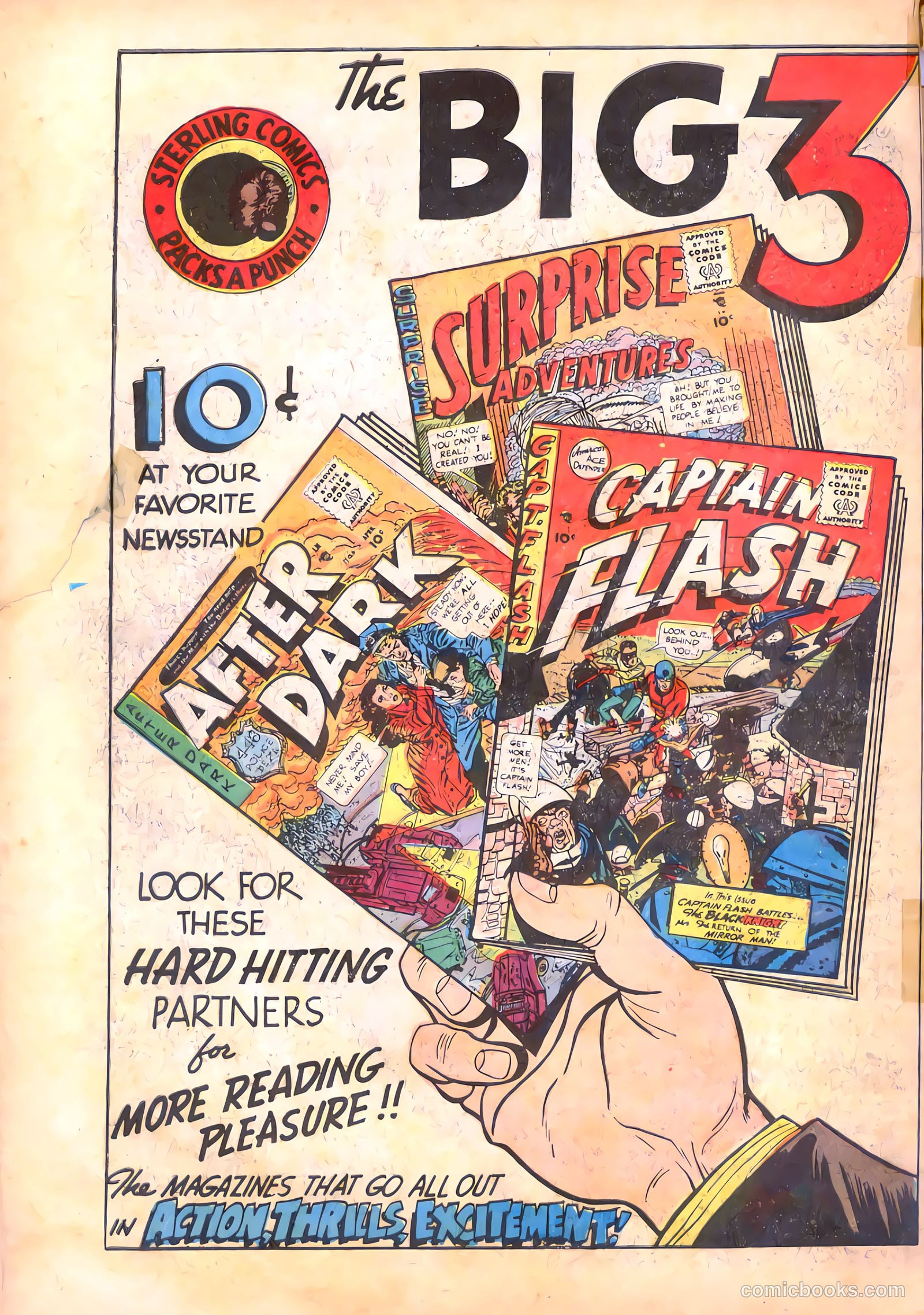 Captain Flash #3 (1955) — page 34 of 36