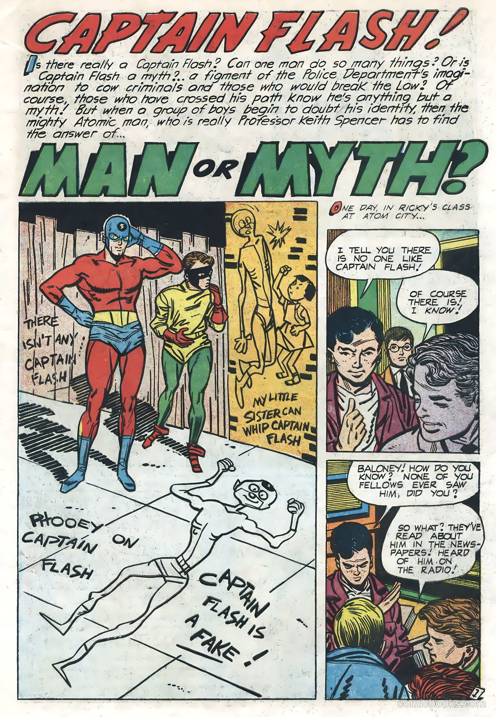 Captain Flash #4 (1955) — page 3 of 36