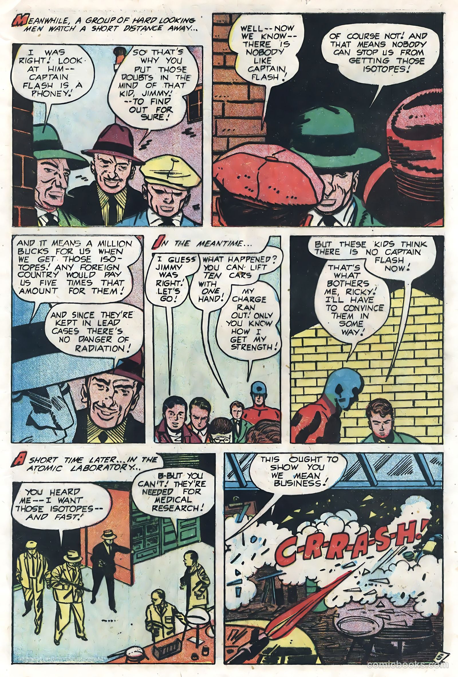 Captain Flash #4 (1955) — page 7 of 36