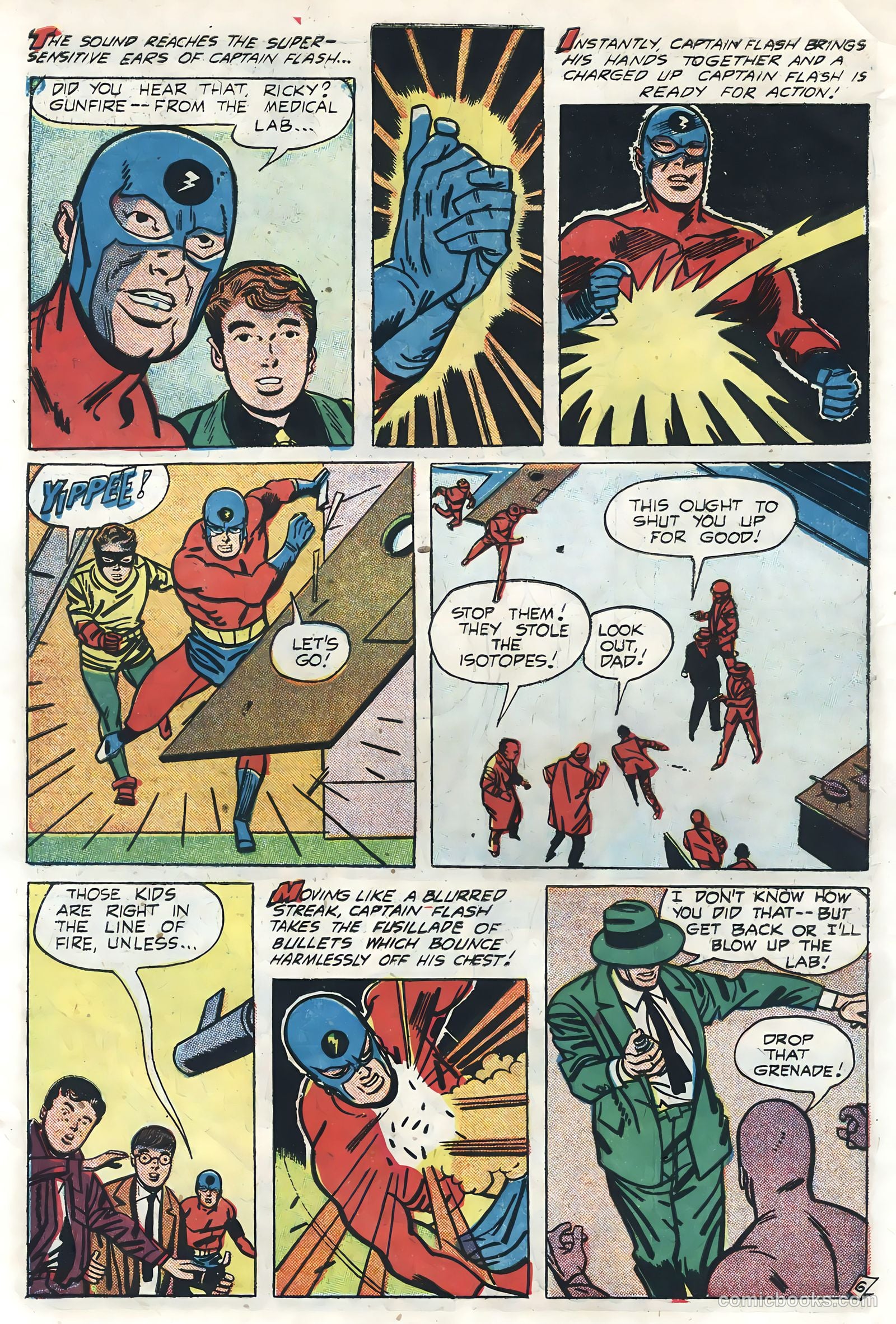 Captain Flash #4 (1955) — page 8 of 36