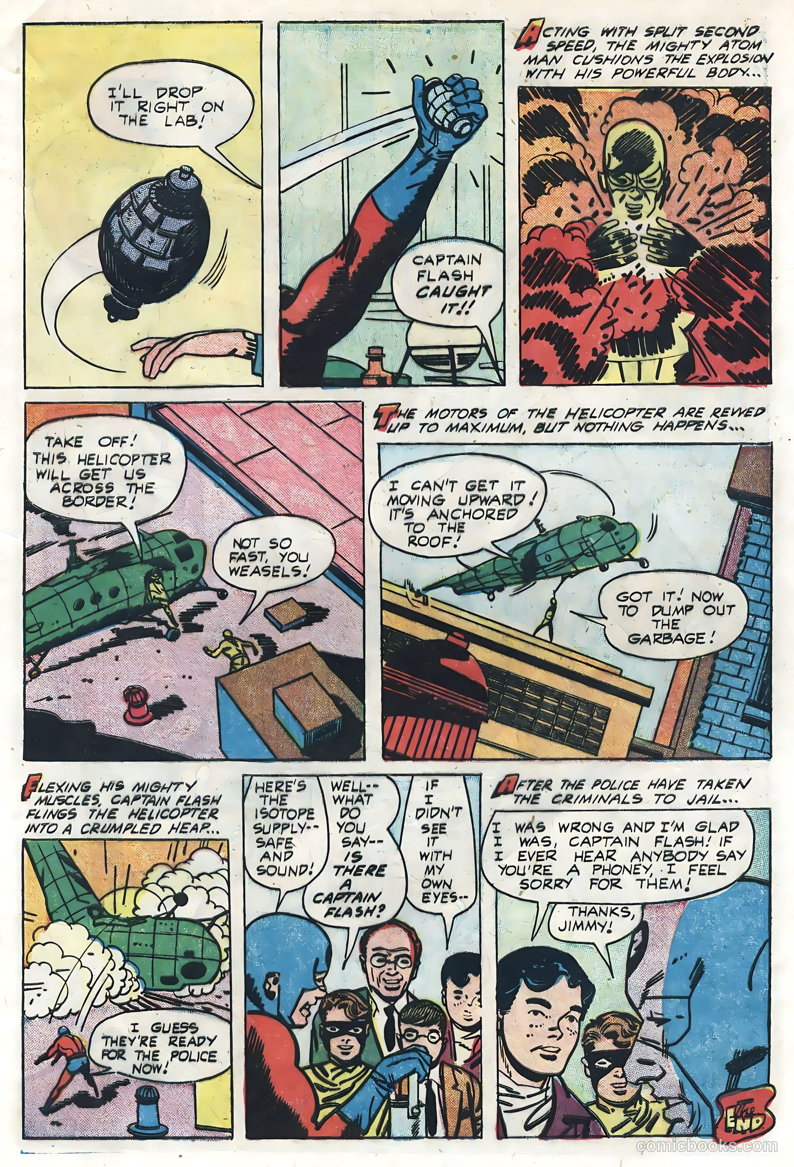 Captain Flash #4 (1955) — page 9 of 36
