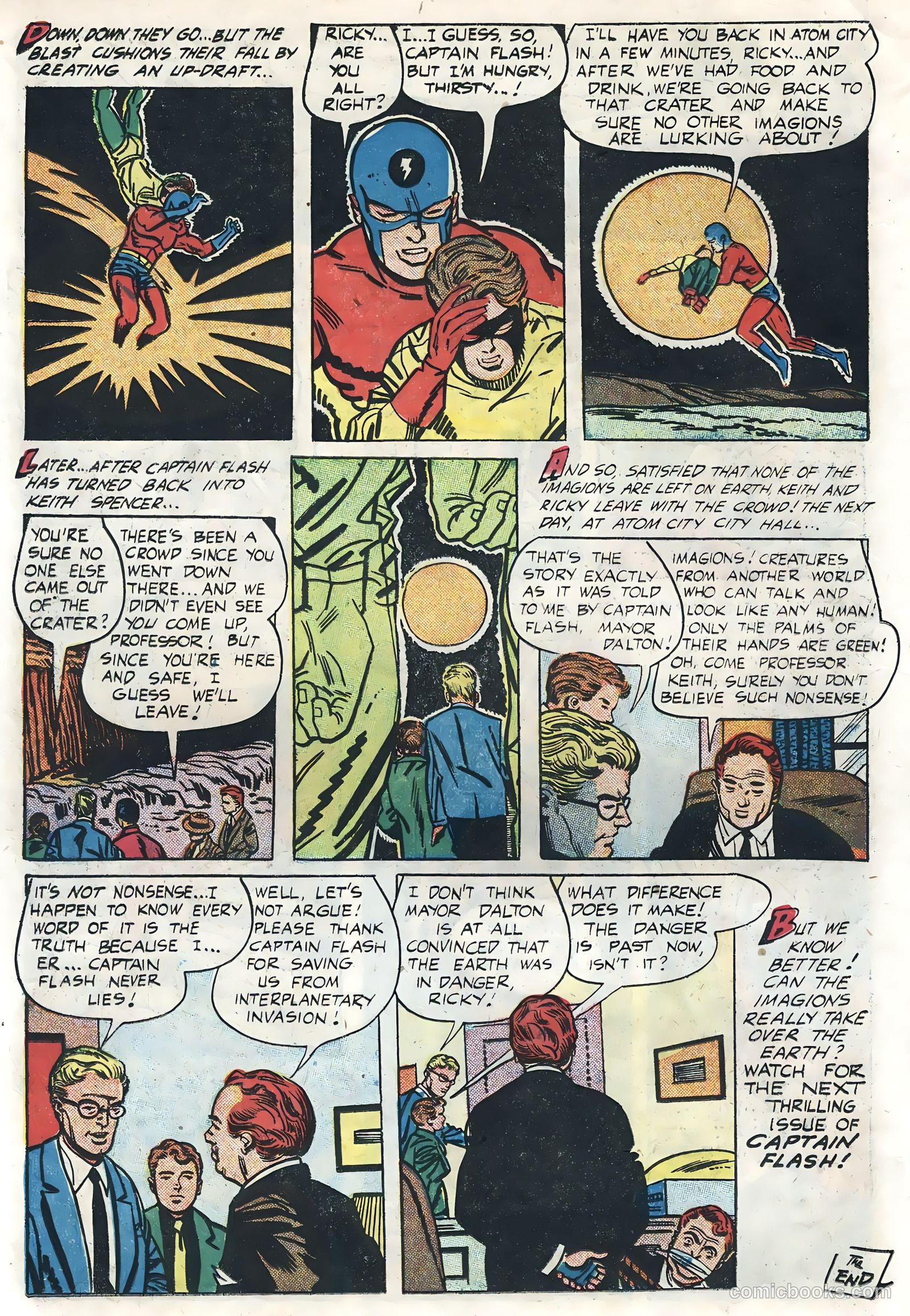 Captain Flash #4 (1955) — page 16 of 36