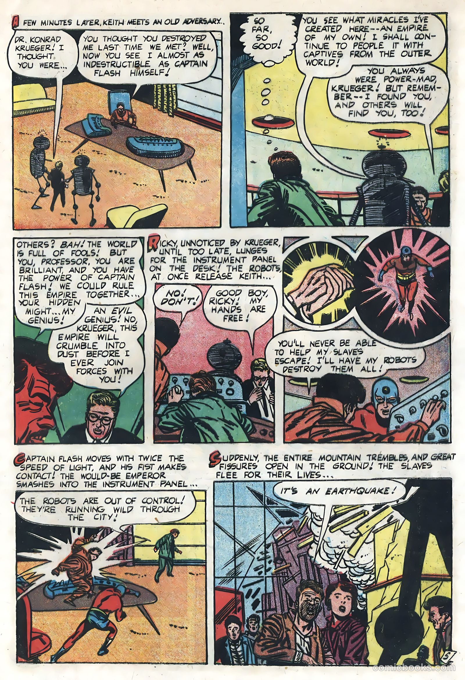 Captain Flash #4 (1955) — page 31 of 36
