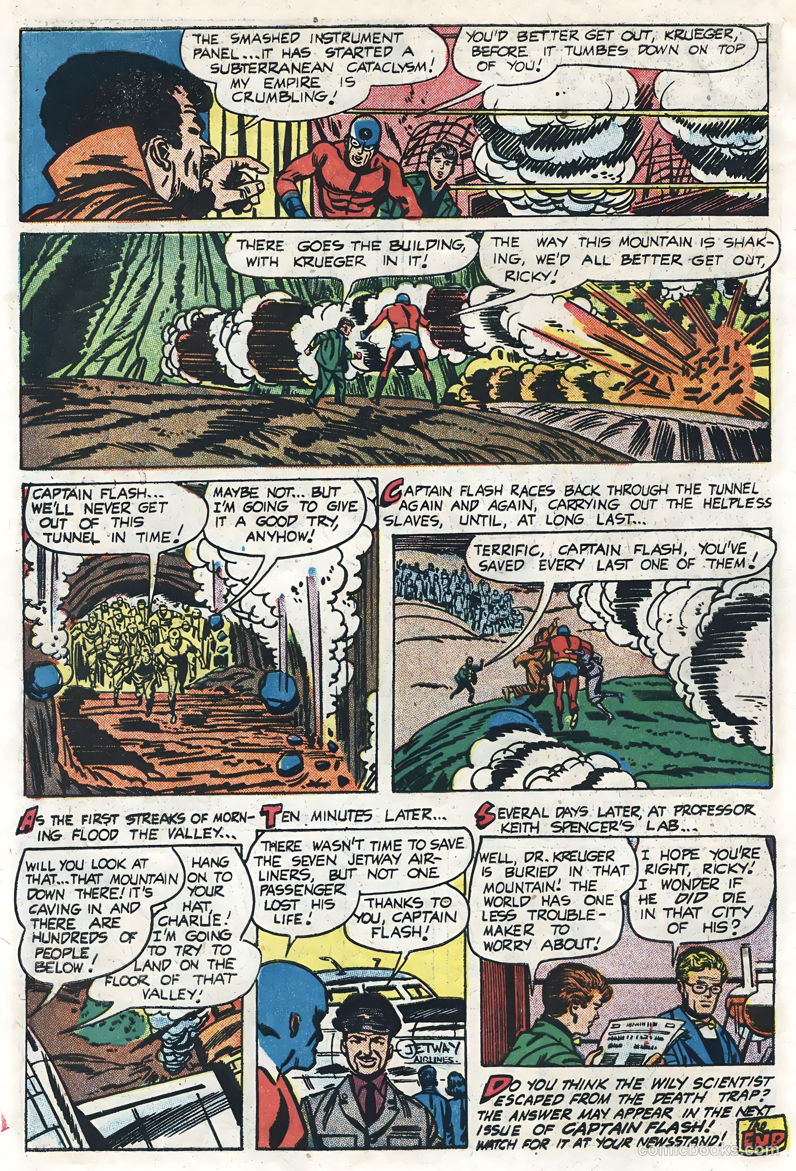 Captain Flash #4 (1955) — page 32 of 36