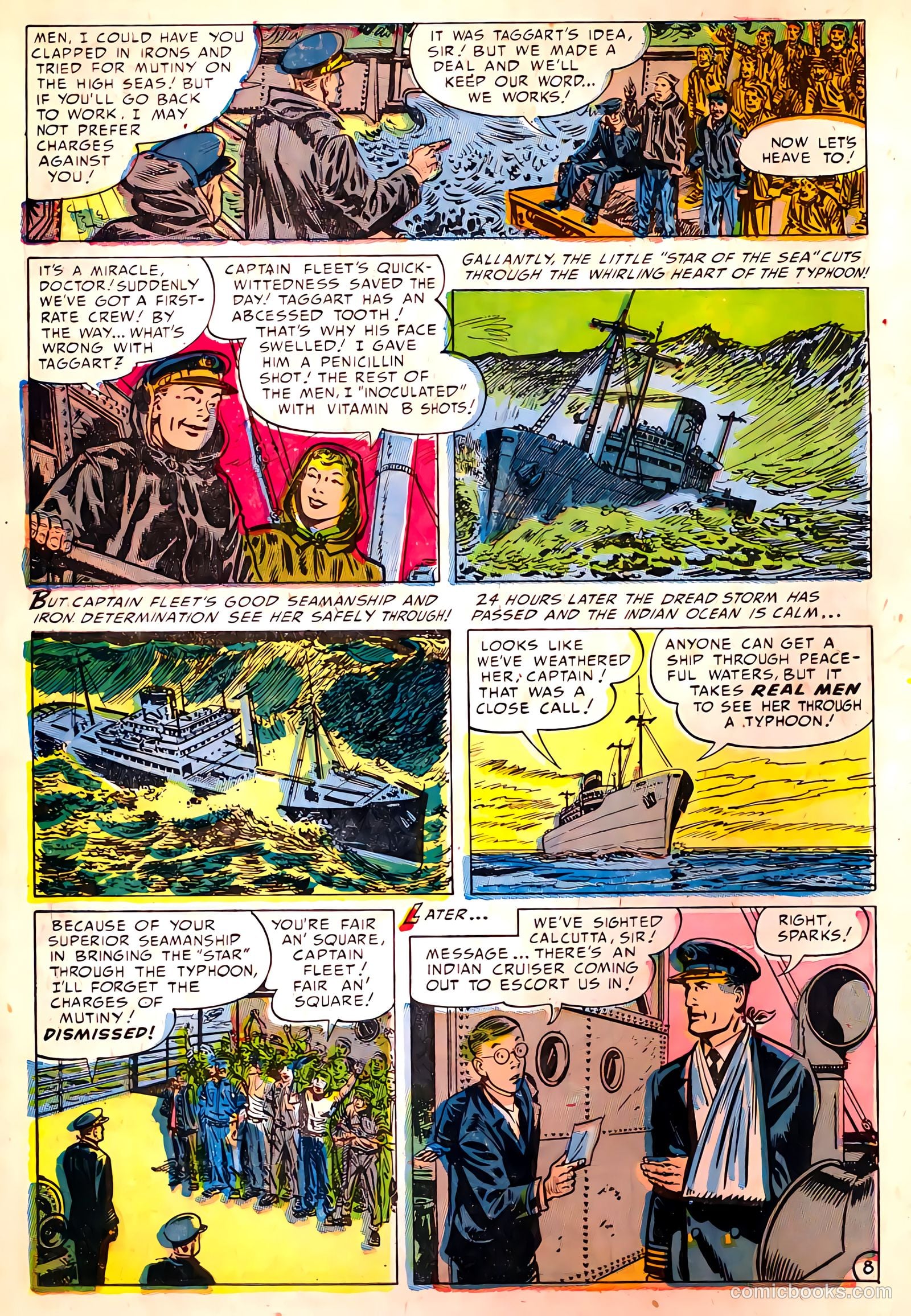 Captain Fleet #1 (1952) — page 10 of 36