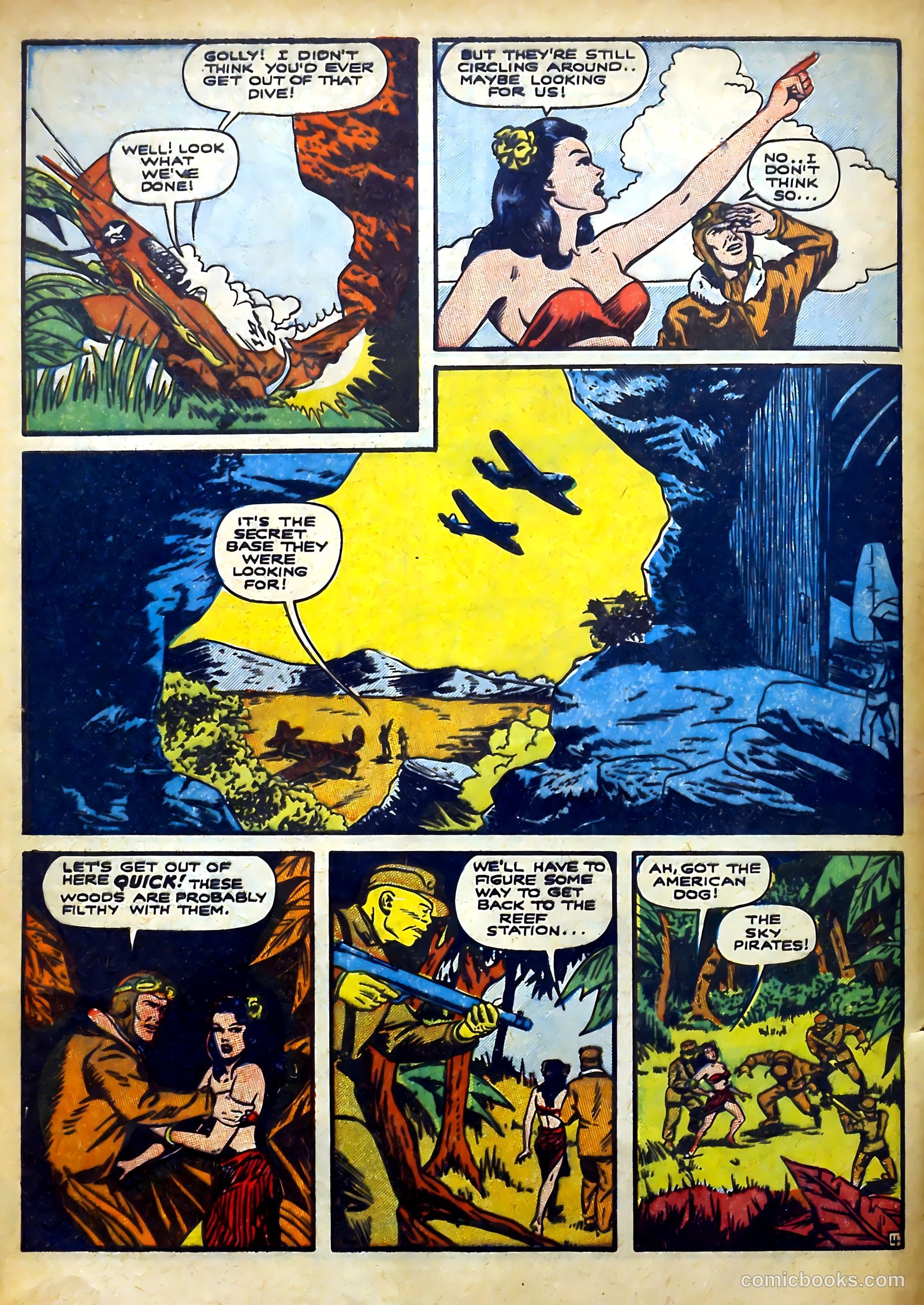 Captain Flight Comics #10 (1945) — page 6 of 52