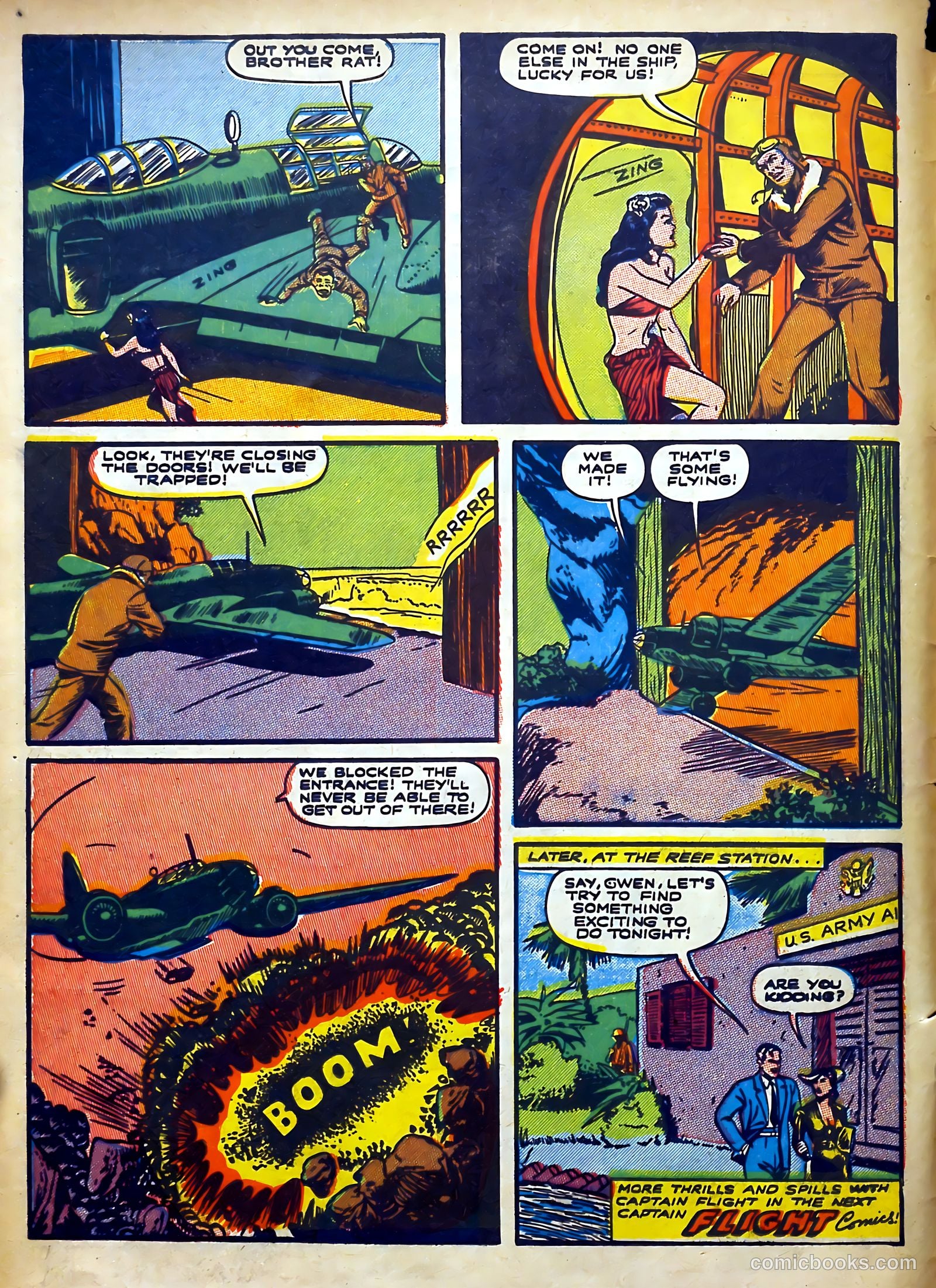Captain Flight Comics #10 (1945) — page 8 of 52