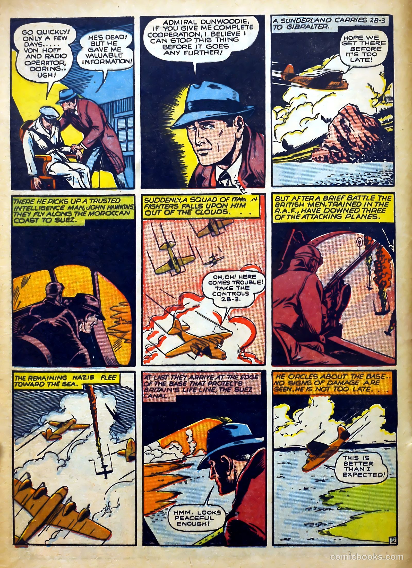 Captain Flight Comics #10 (1945) — page 10 of 52
