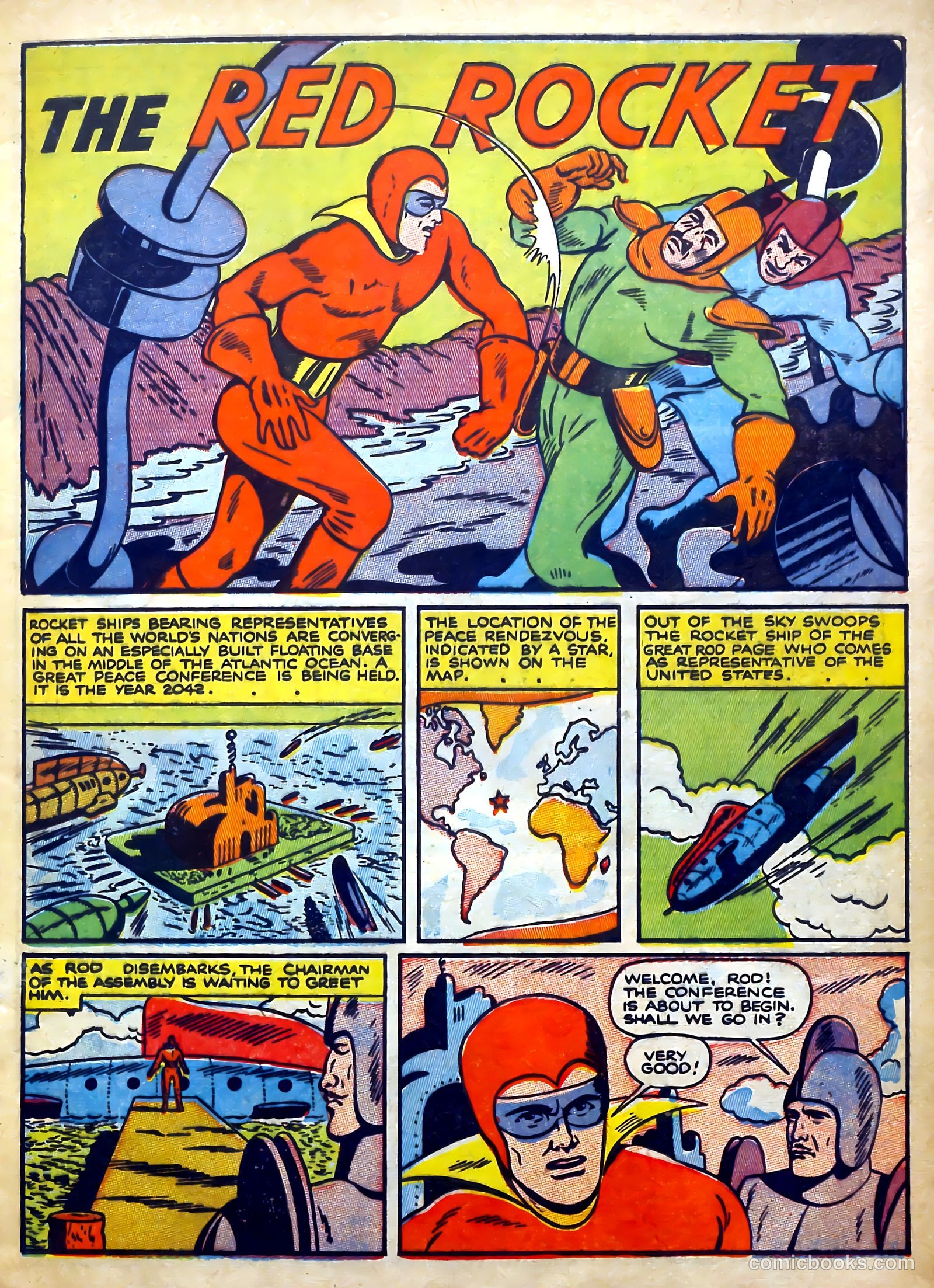 Captain Flight Comics #10 (1945) — page 13 of 52