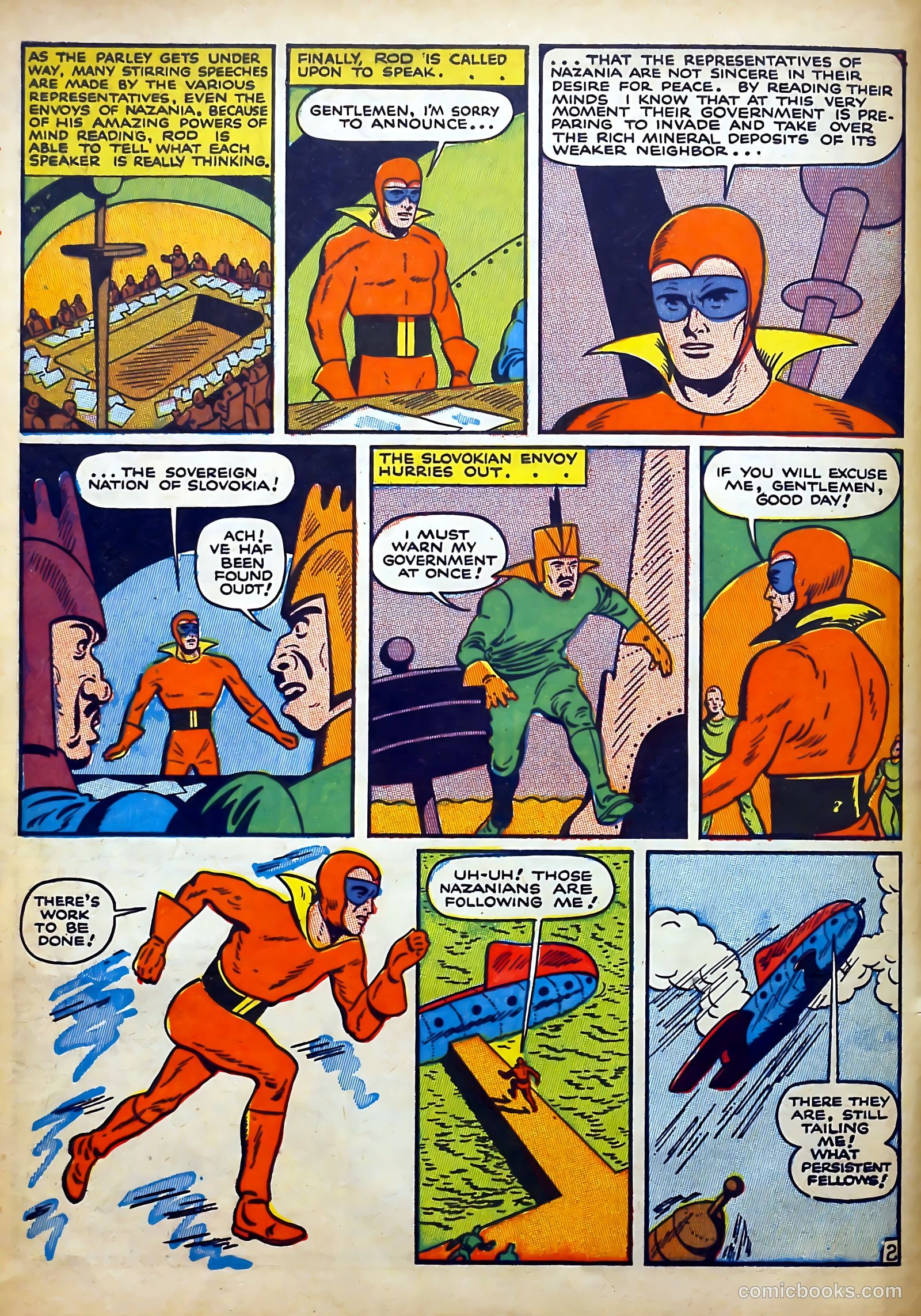 Captain Flight Comics #10 (1945) — page 14 of 52
