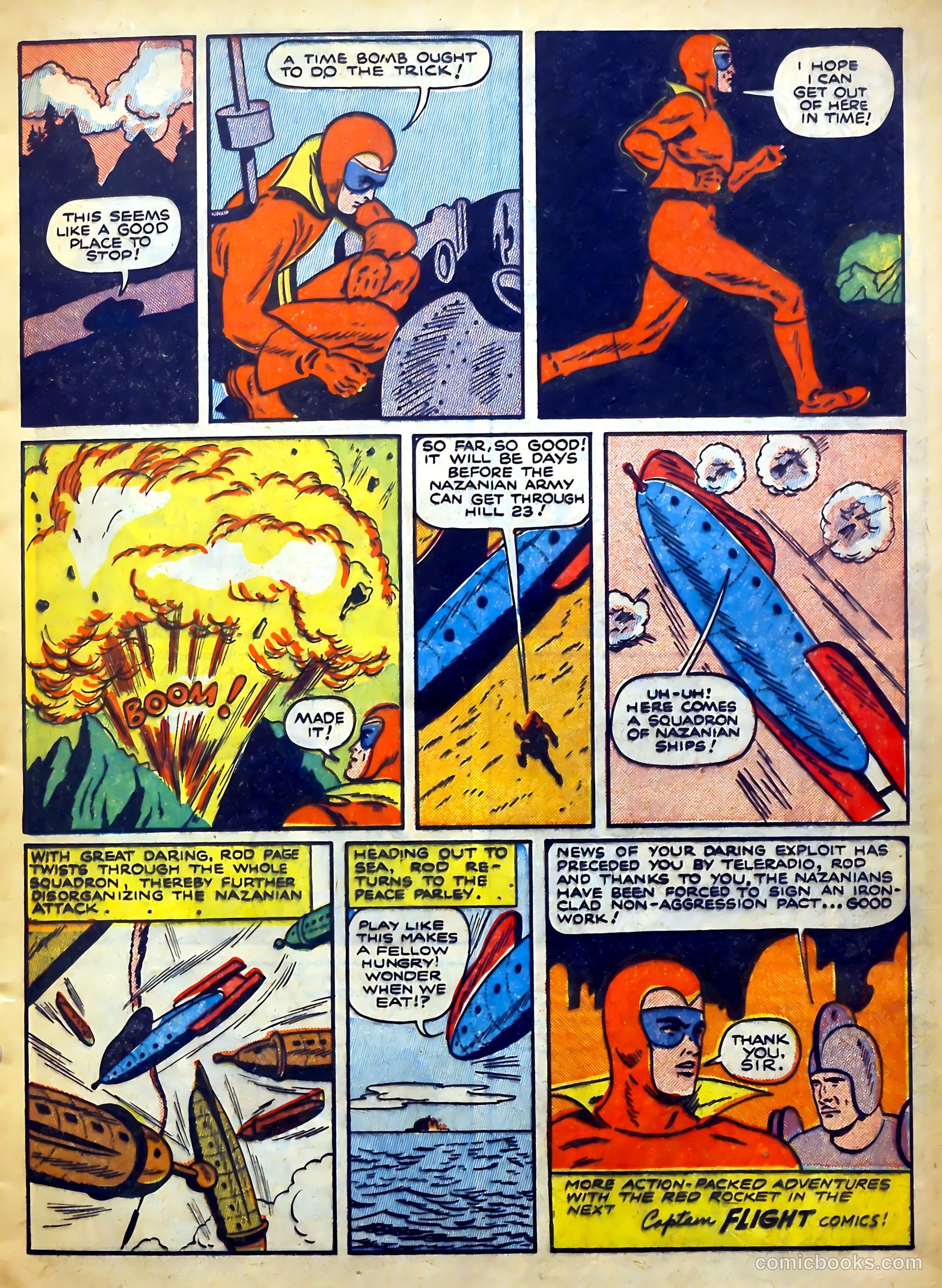 Captain Flight Comics #10 (1945) — page 17 of 52