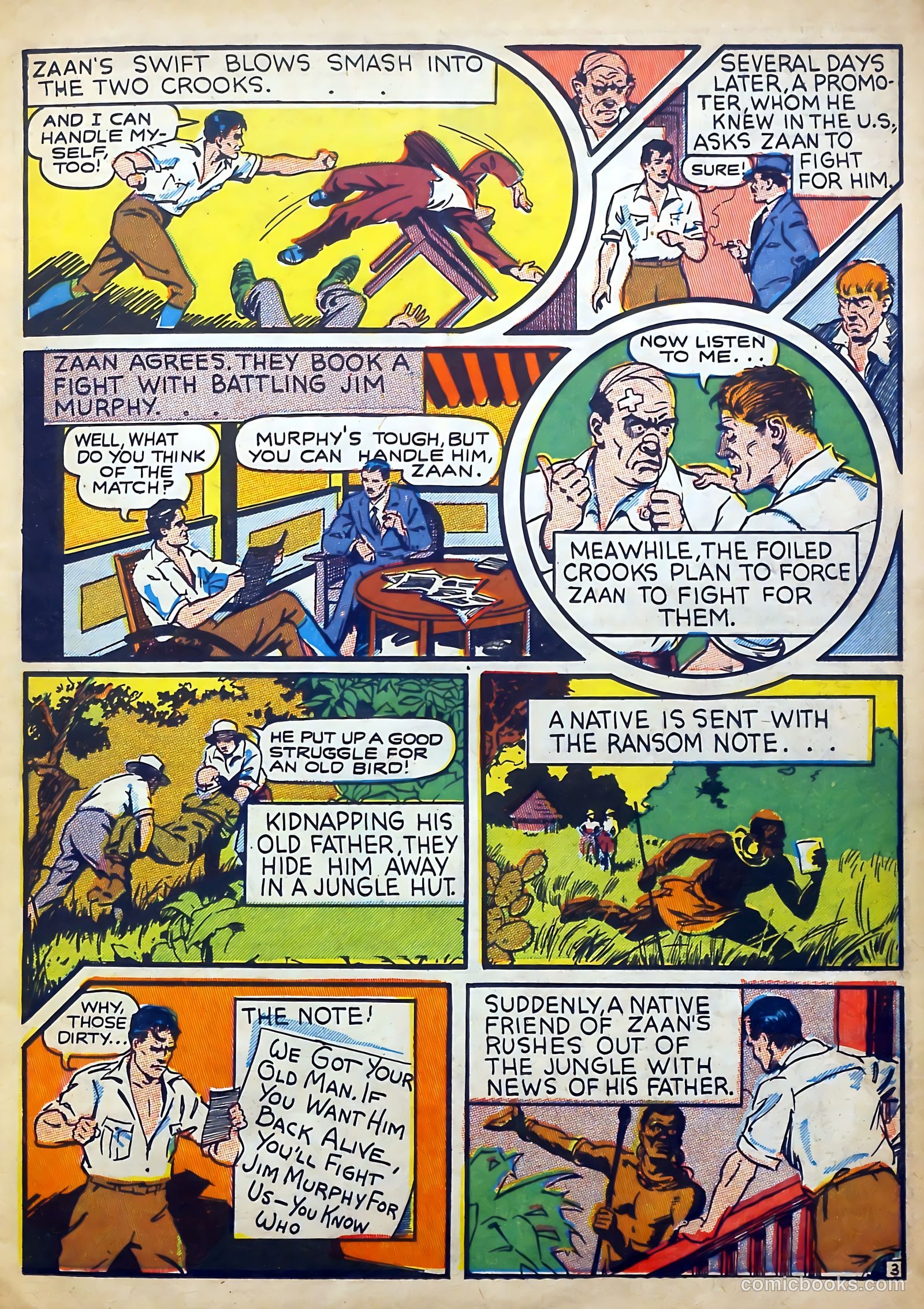 Captain Flight Comics #10 (1945) — page 21 of 52