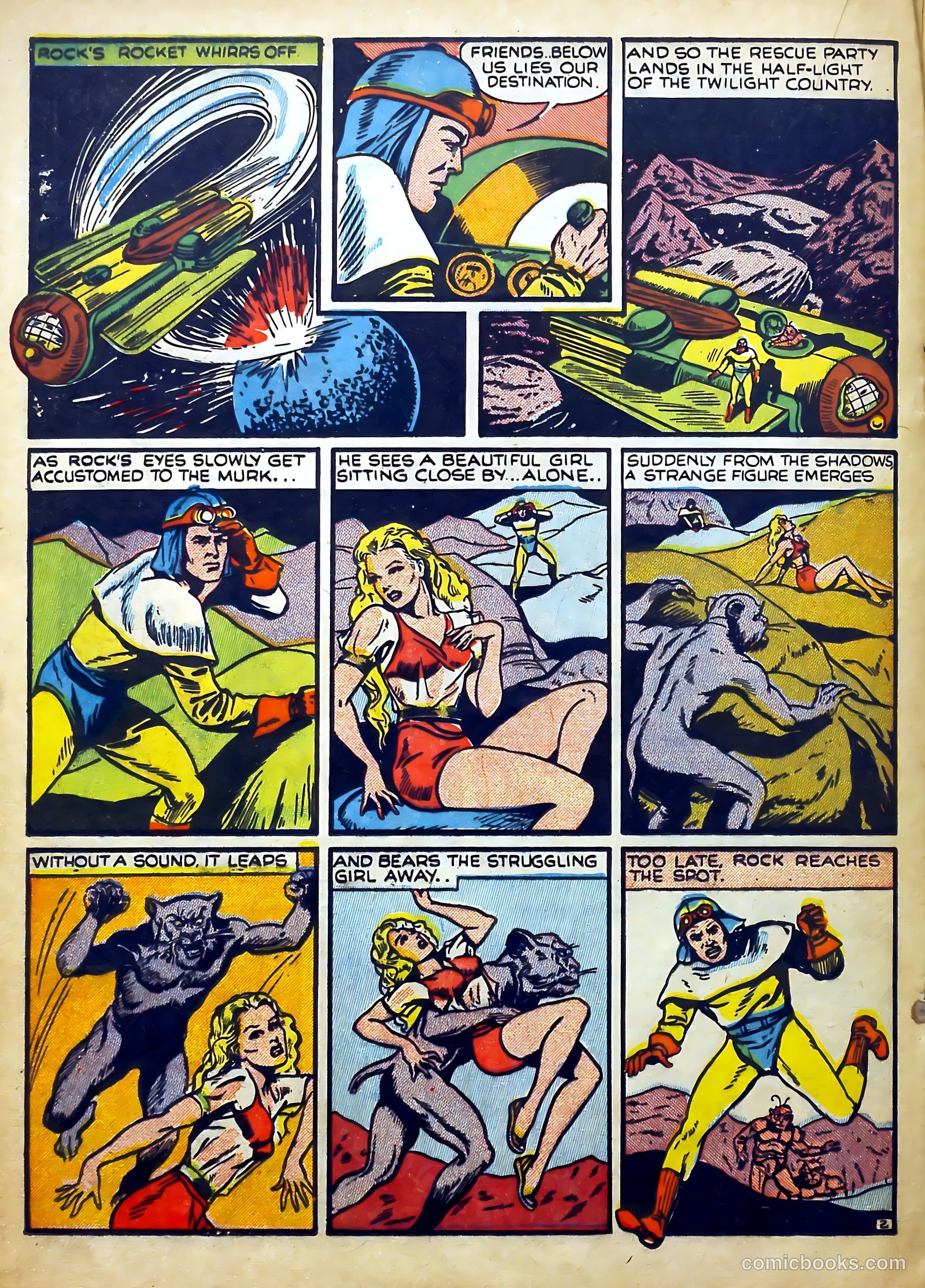 Captain Flight Comics #10 (1945) — page 28 of 52