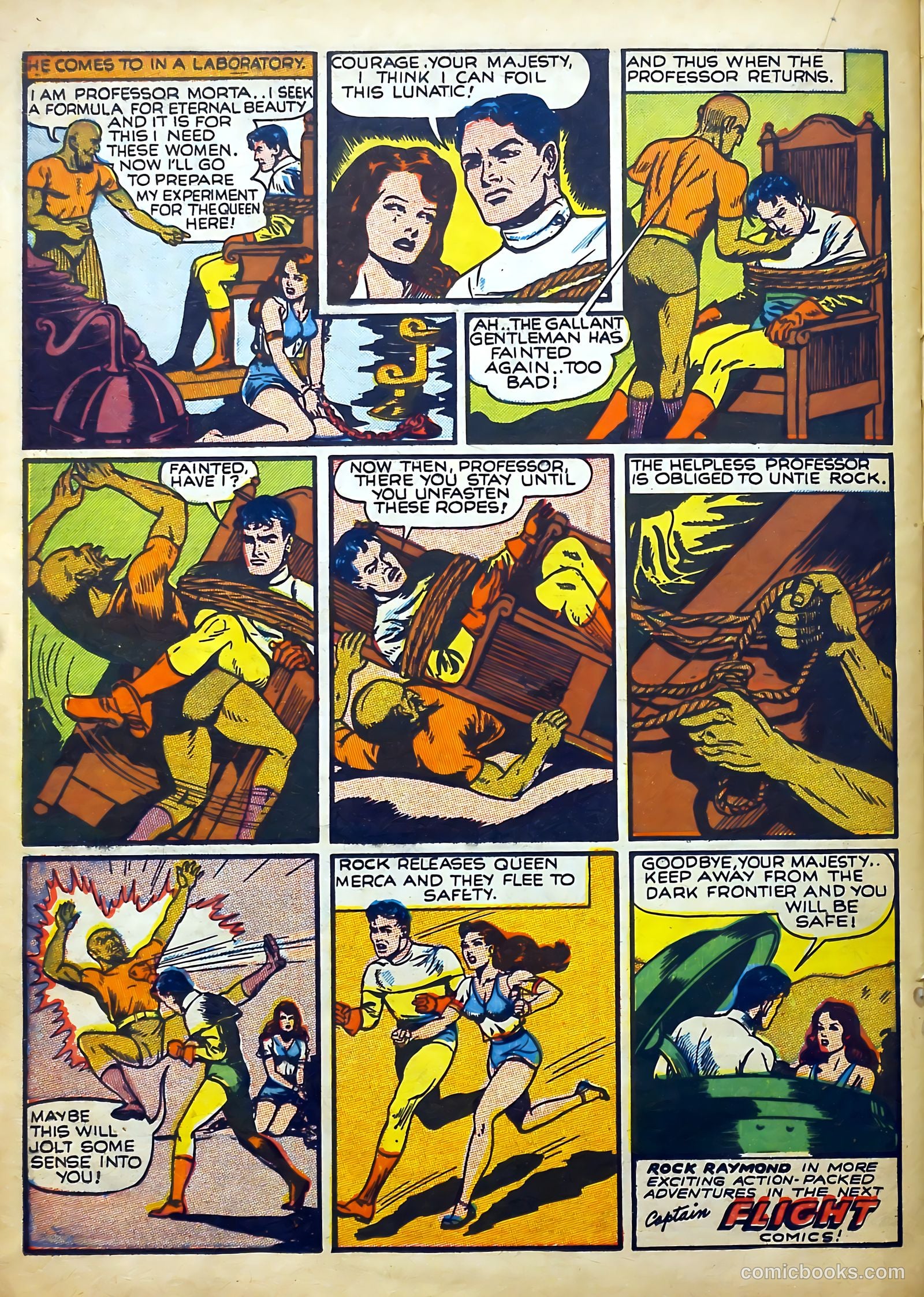 Captain Flight Comics #10 (1945) — page 32 of 52