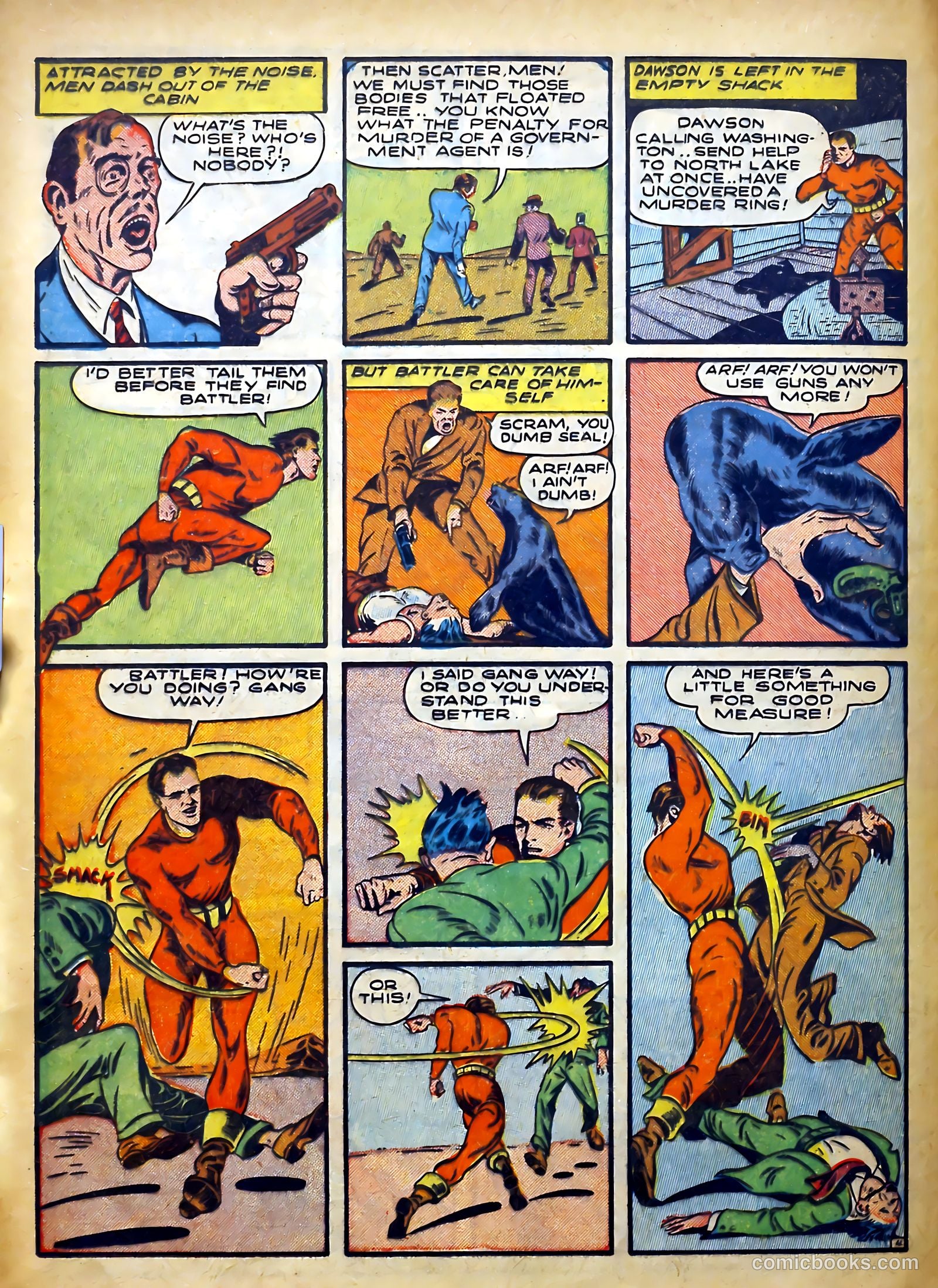 Captain Flight Comics #10 (1945) — page 36 of 52
