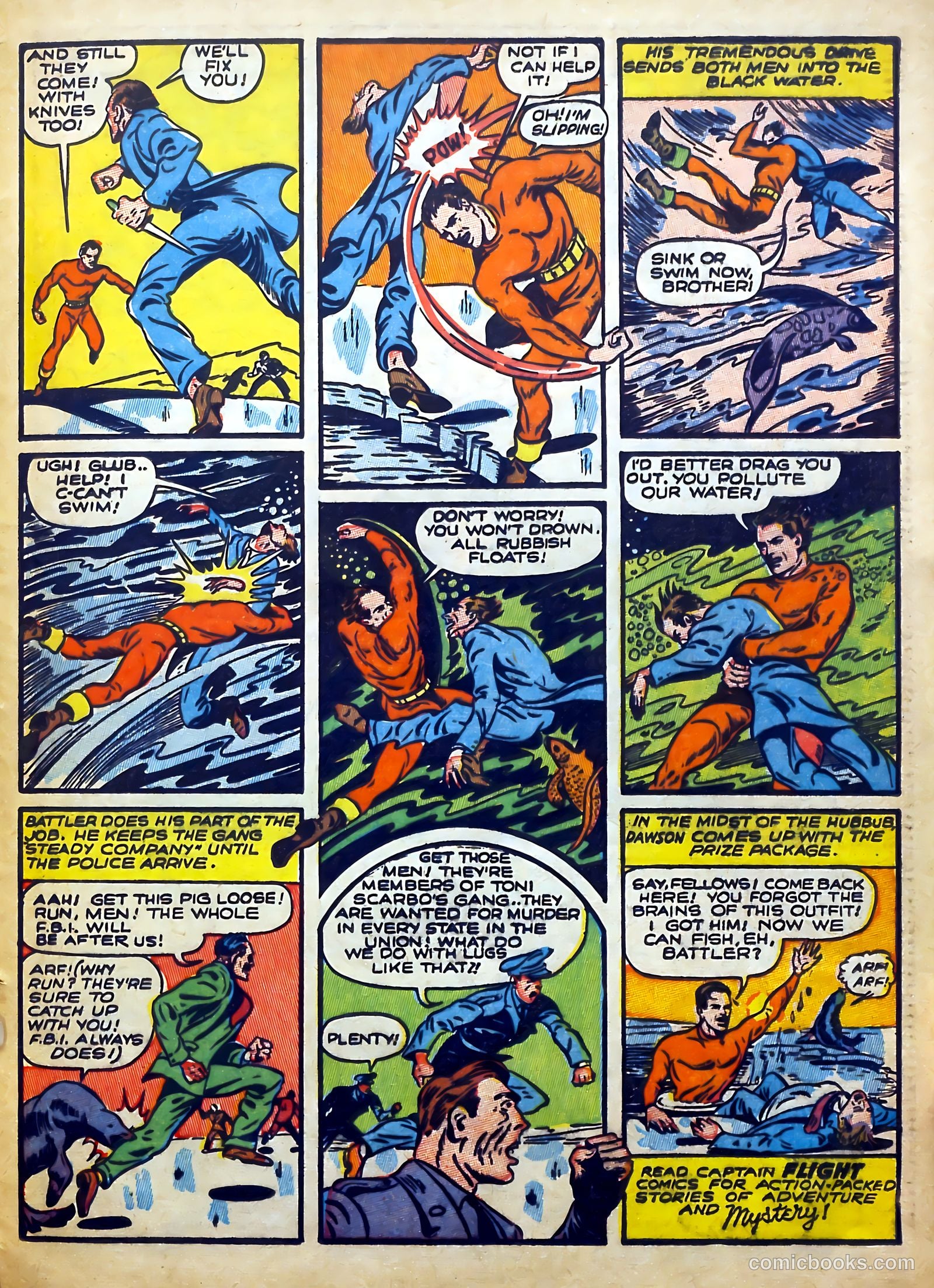 Captain Flight Comics #10 (1945) — page 37 of 52