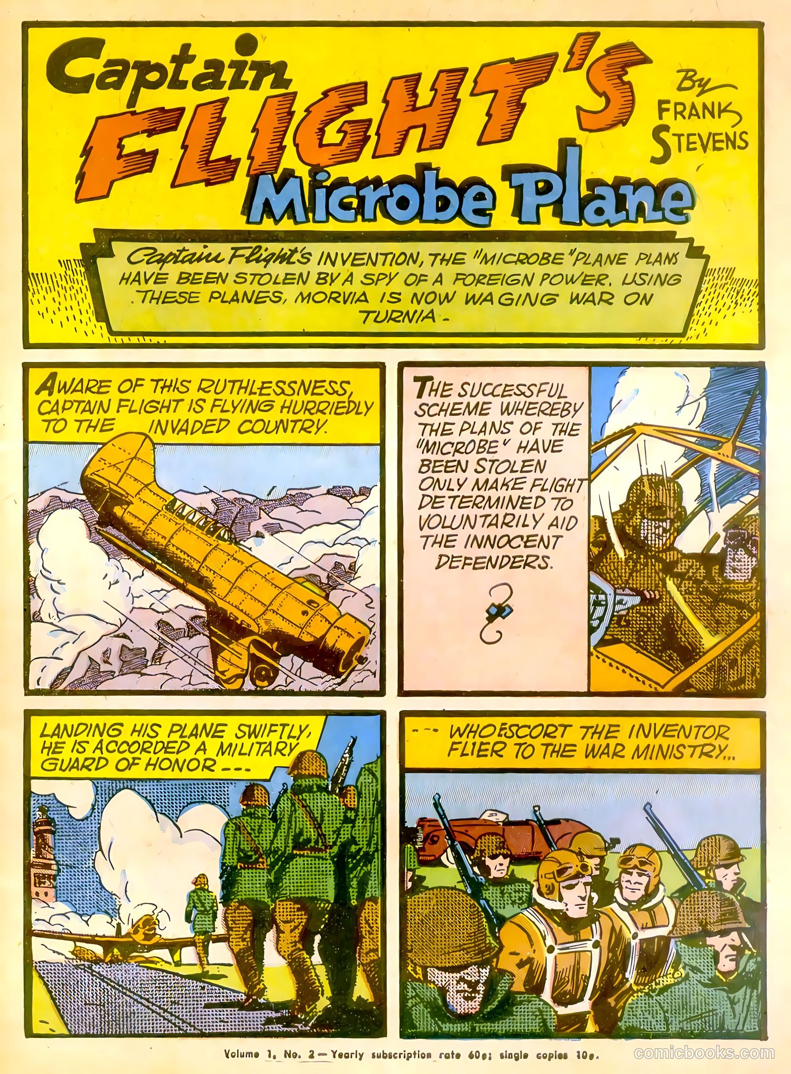 Captain Flight Comics #2 (1944) — page 3 of 52