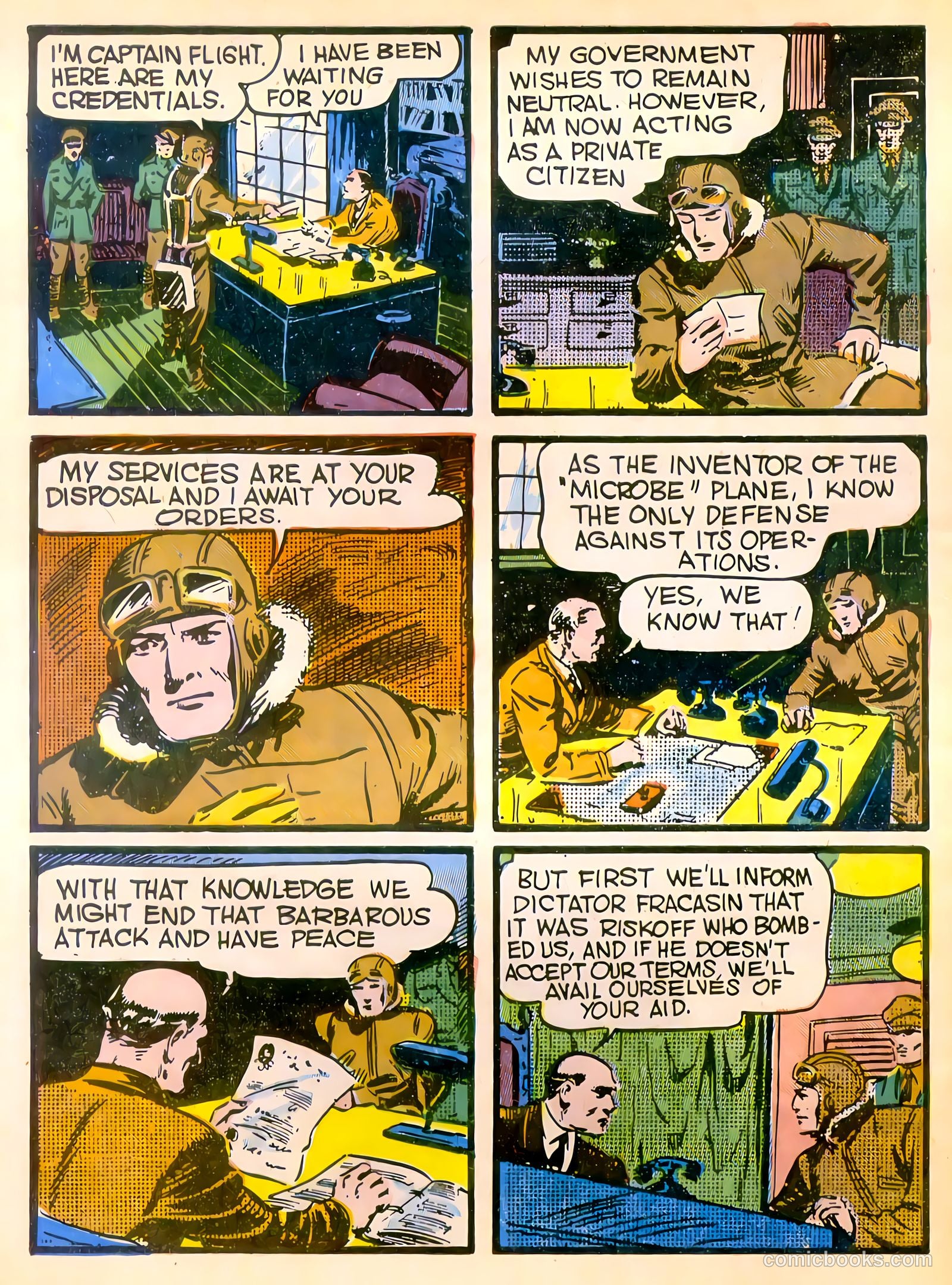 Captain Flight Comics #2 (1944) — page 4 of 52