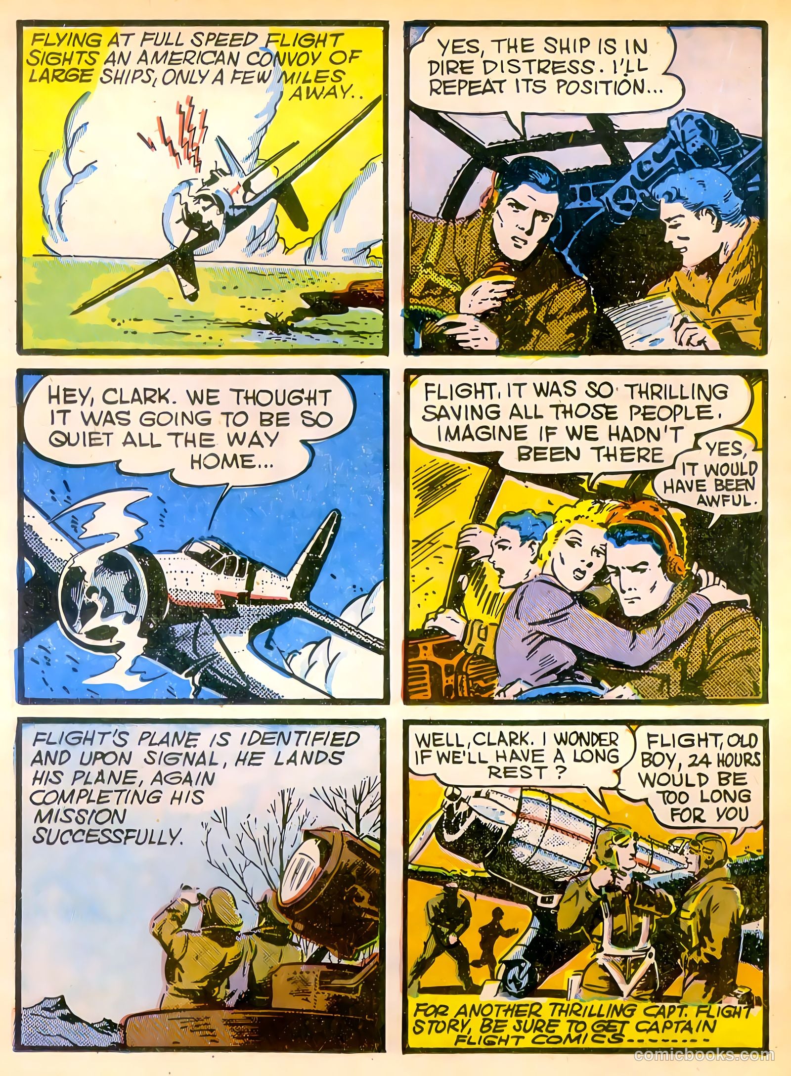 Captain Flight Comics #2 (1944) — page 22 of 52