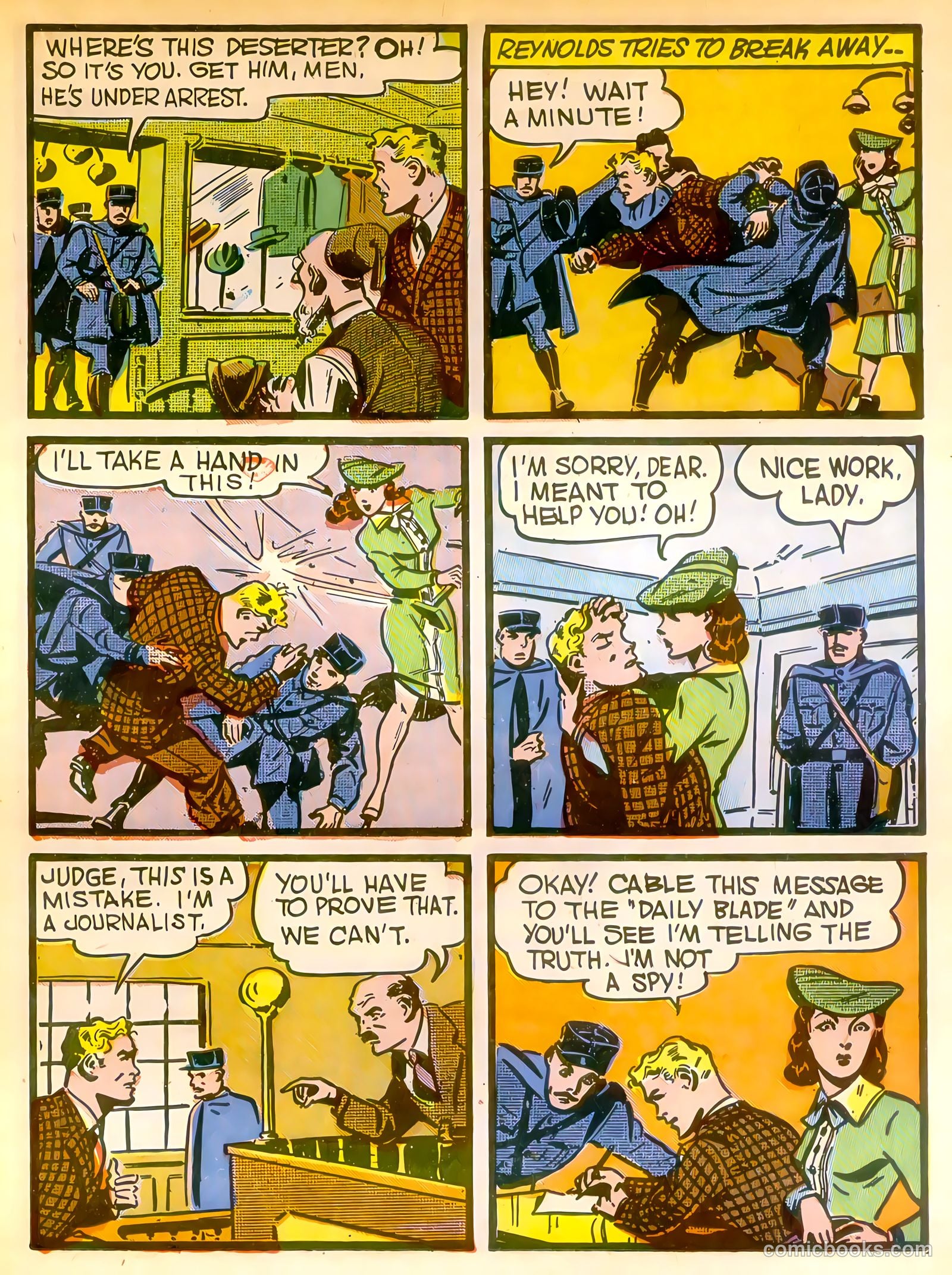 Captain Flight Comics #2 (1944) — page 33 of 52