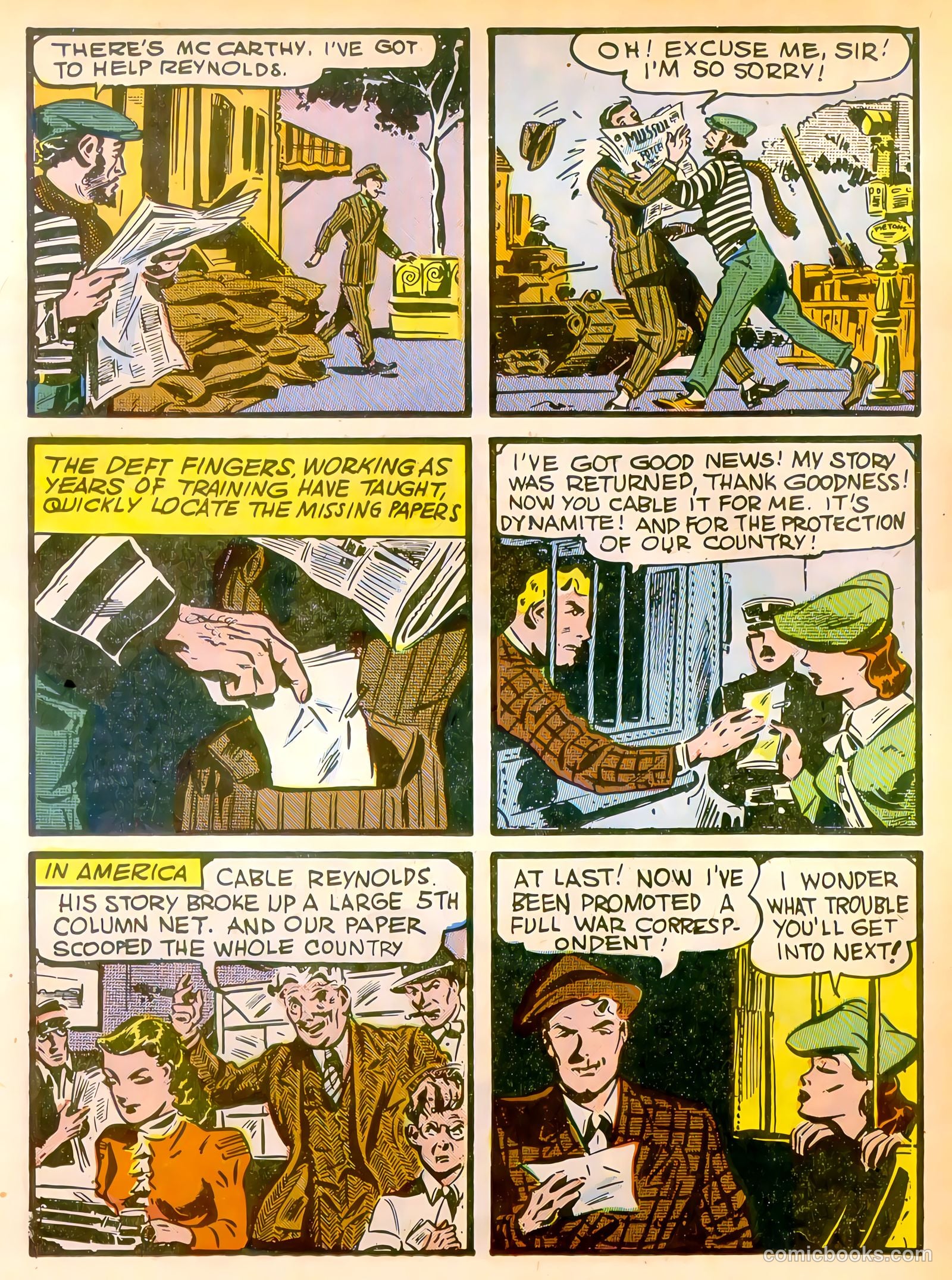 Captain Flight Comics #2 (1944) — page 36 of 52