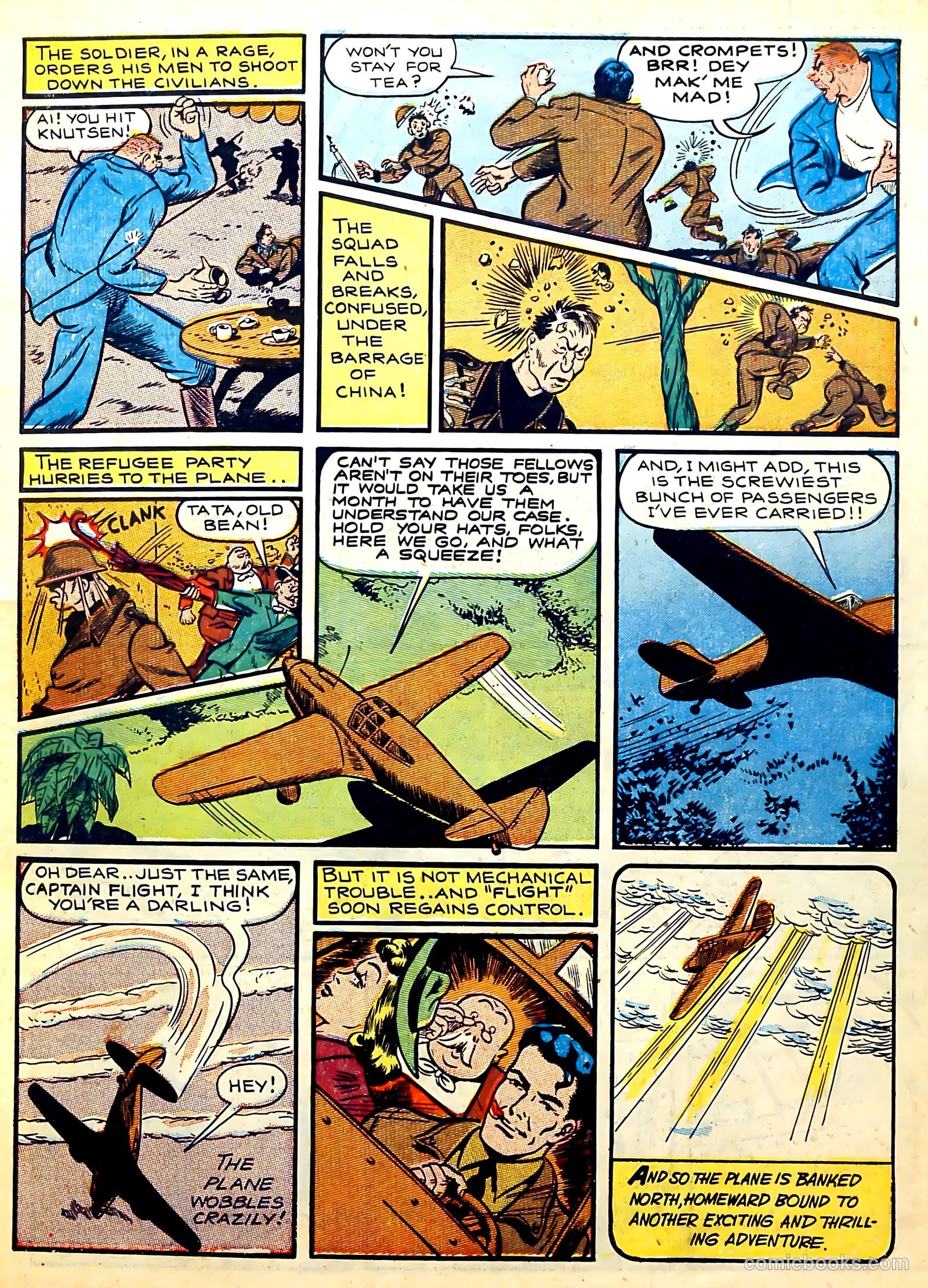 Captain Flight Comics #3 (1944) — page 9 of 53