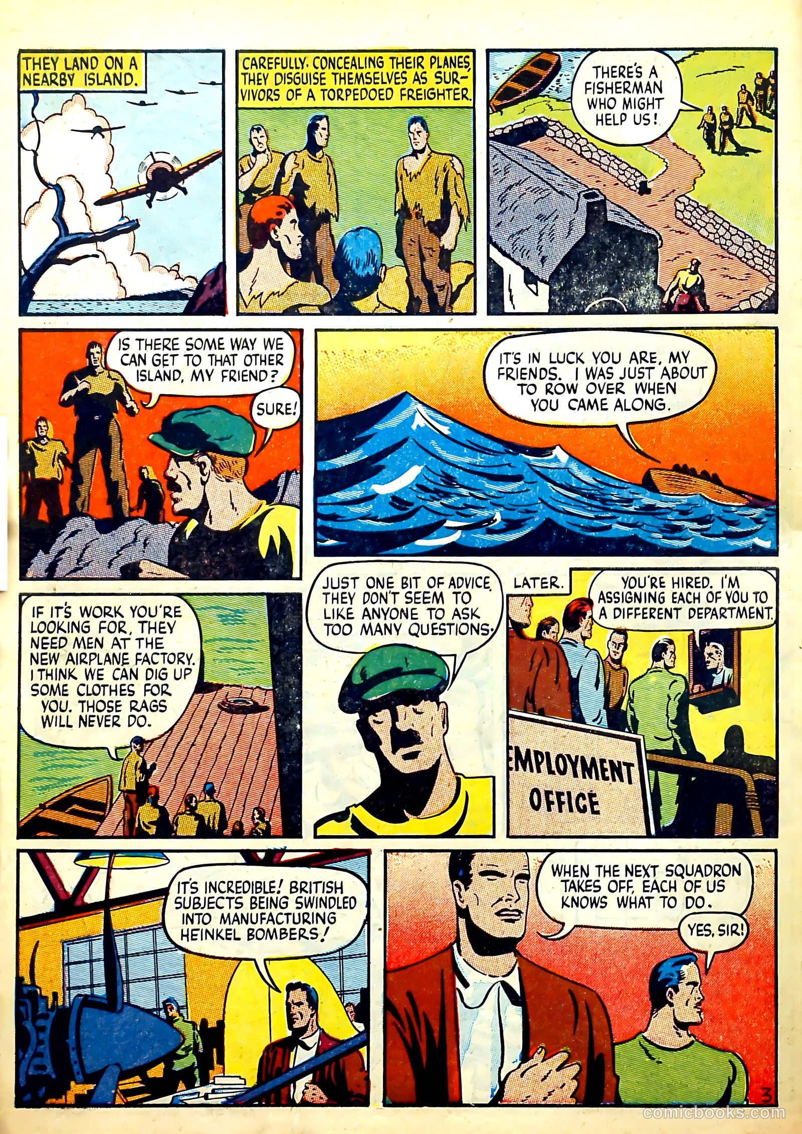 Captain Flight Comics #3 (1944) — page 12 of 53