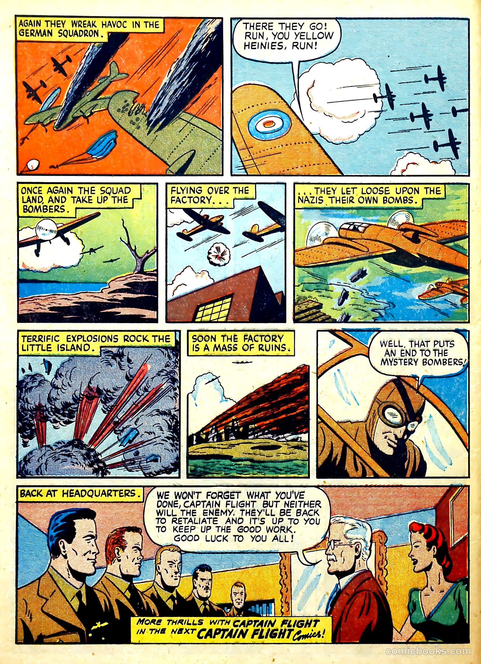 Captain Flight Comics #3 (1944) — page 16 of 53